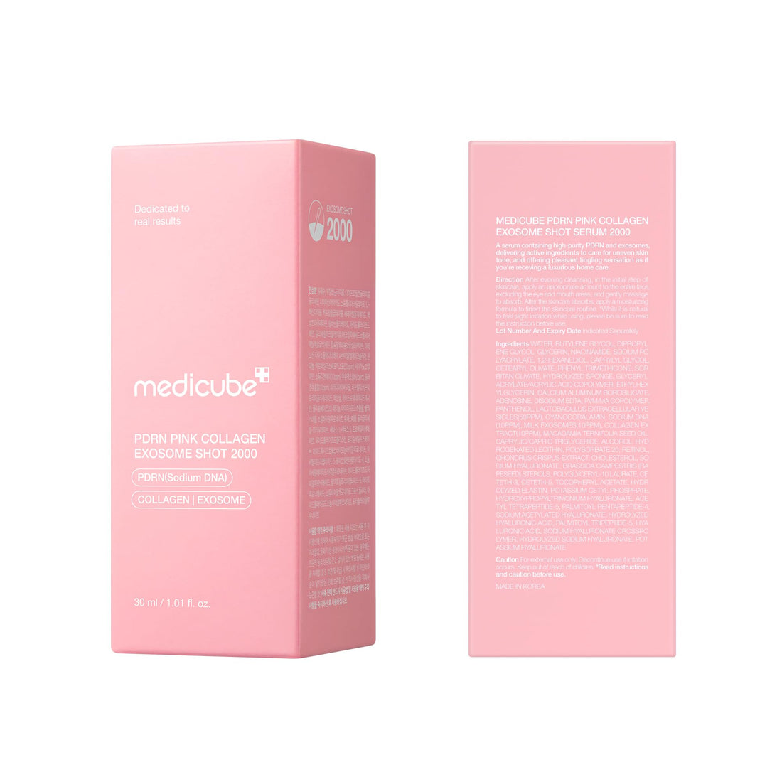 medicube Exosome Shot Zero 2,000 PPM Spicule Facial Serum | Liquid Skin Booster Serum | Exosome, AHA+BHA+PHA | Pore Care, Dead Skin Cells, Skin Texture | Korean Skincare, 1.01 fl.oz Halalzen