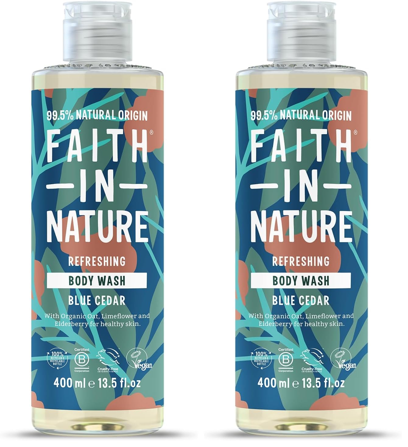 Faith In Nature Natural Aloe Vera Body Wash, Soothing Shower Gel, Vegan and Cruelty Free, No SLS or Parabens, 400 ml