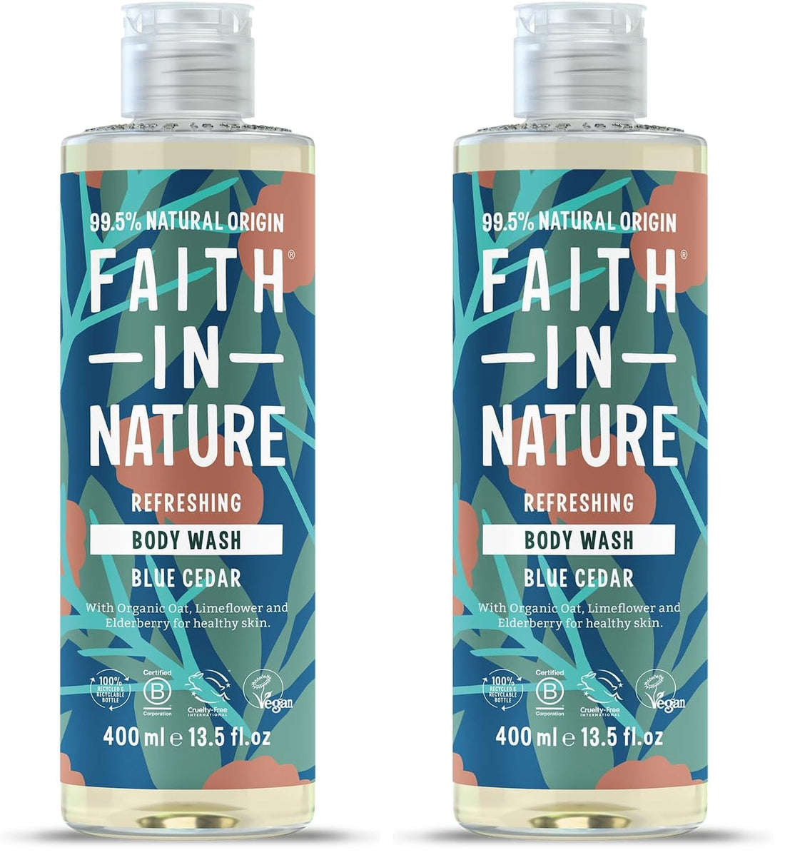 Faith In Nature Natural Aloe Vera Body Wash, Soothing Shower Gel, Vegan and Cruelty Free, No SLS or Parabens, 400 ml