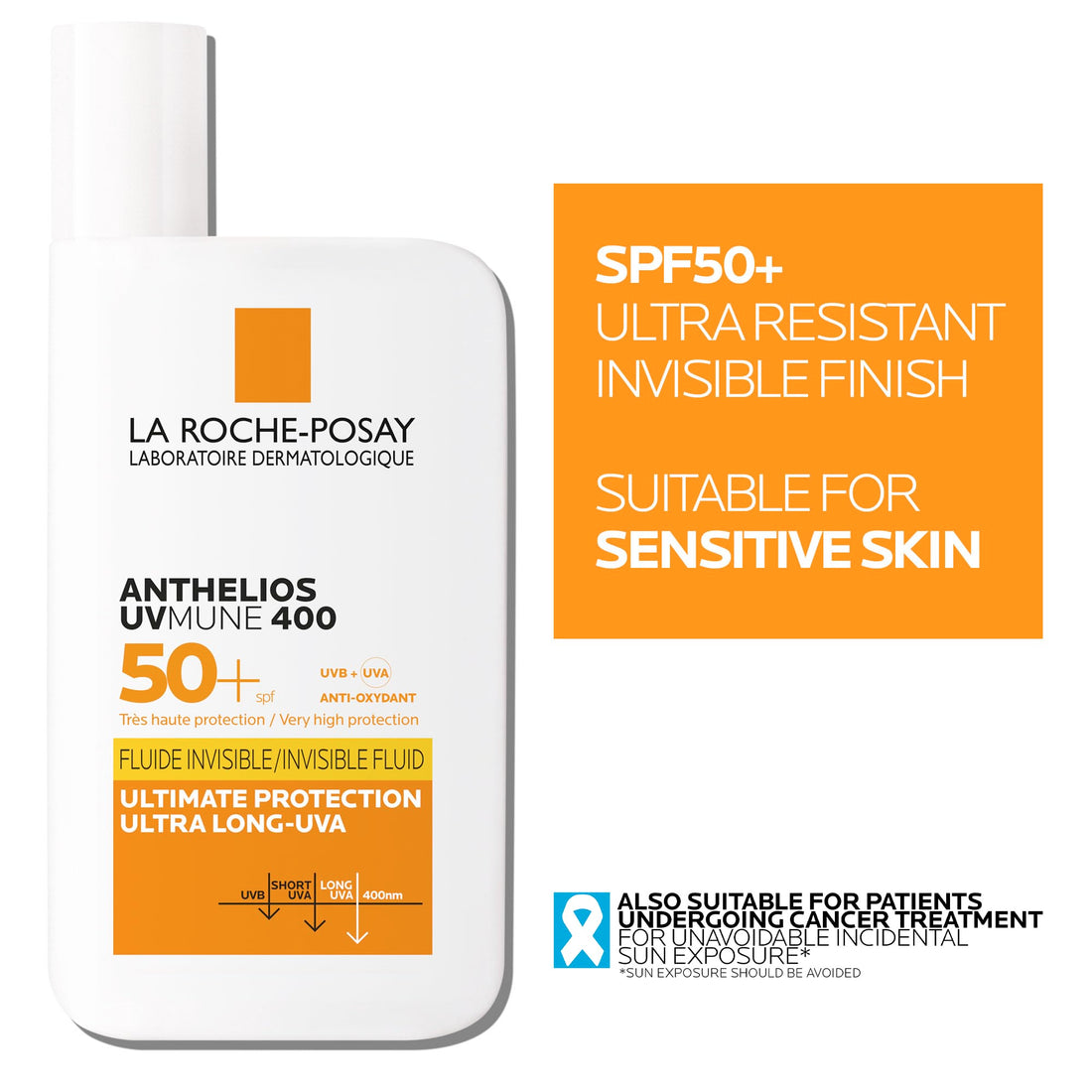 La Roche-Posay Anthelios UVmune 400 Invisible Fluid SPF50+ 50ml