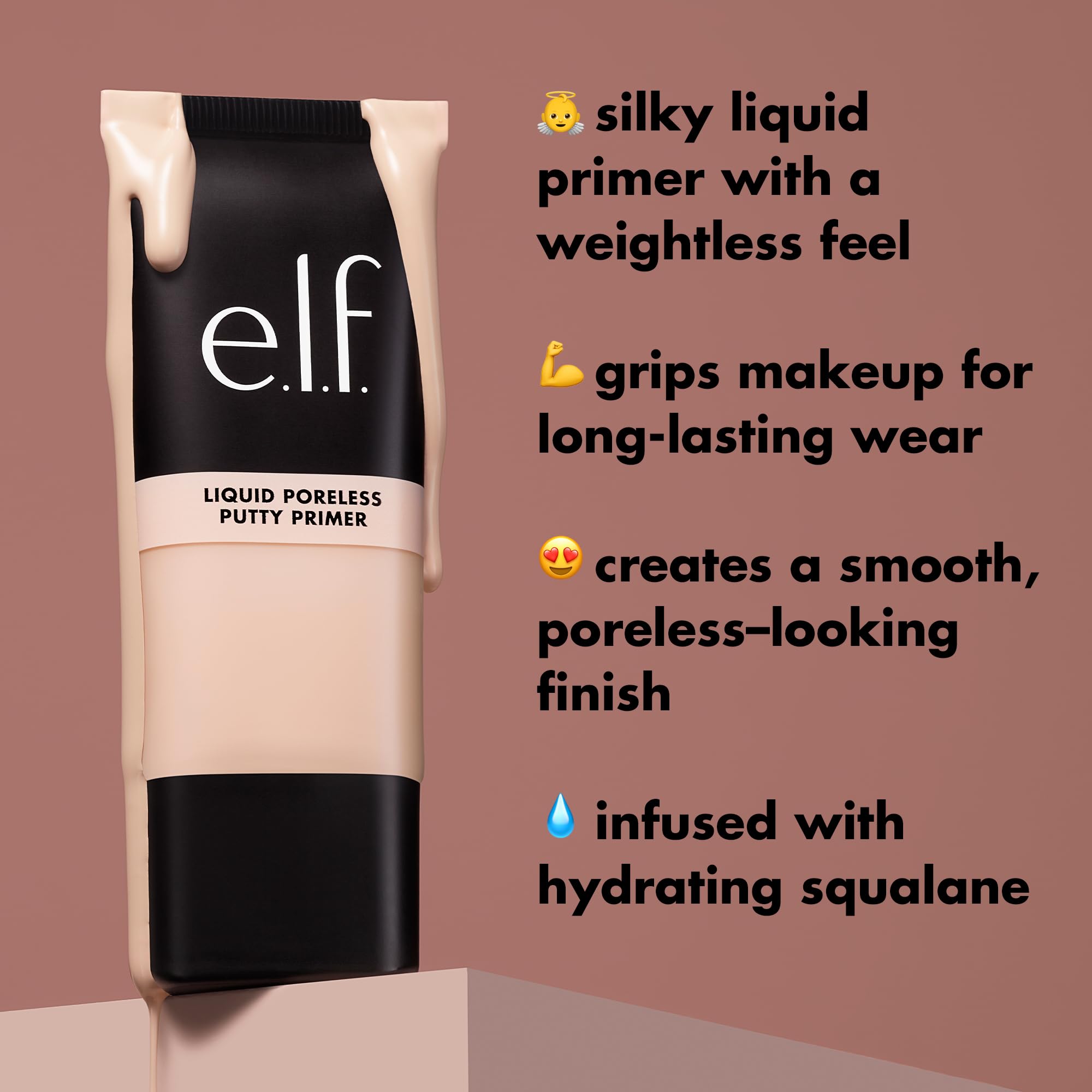 e.l.f. Liquid Poreless Putty Primer, Hydrating Liquid Face Primer For A Smooth Complexion, Grips Makeup For Longwear, Vegan & Cruelty-free Halalzen