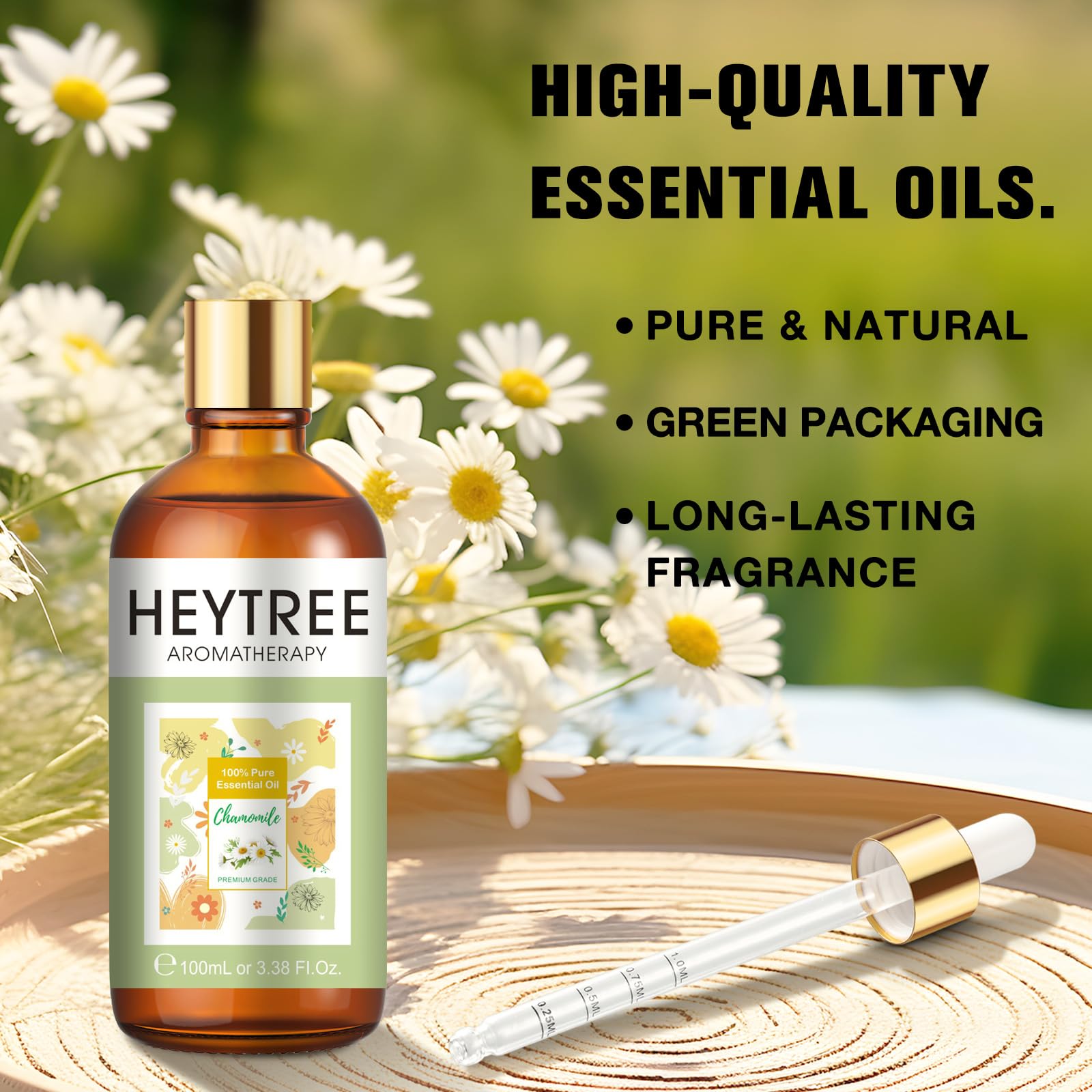Peppermint Essential Oil 100ml - Pure Natural Essential Oils Strong,Fresh Minty Scent Increases Clarity - Perfect for Aromatherapy,Diffuser, Clear Breathing-Strong Peppermint Oil