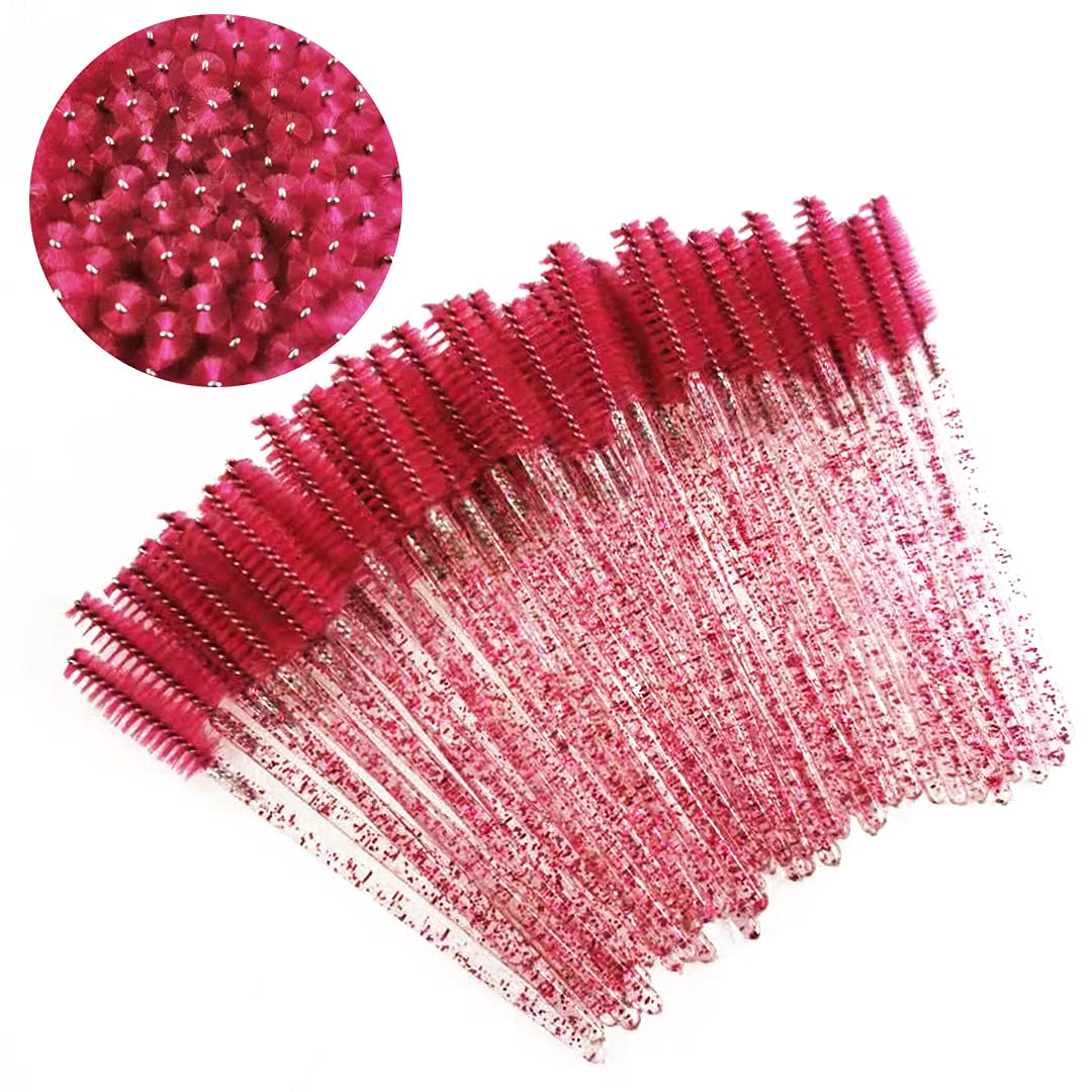 ZHIYE 50 pcs Eyelash Mascara Brushes, Wands Applicator Eyebrow Brush Makeup Kit, Eyebrow Castor Oil Brush Makeup Tool Halalzen