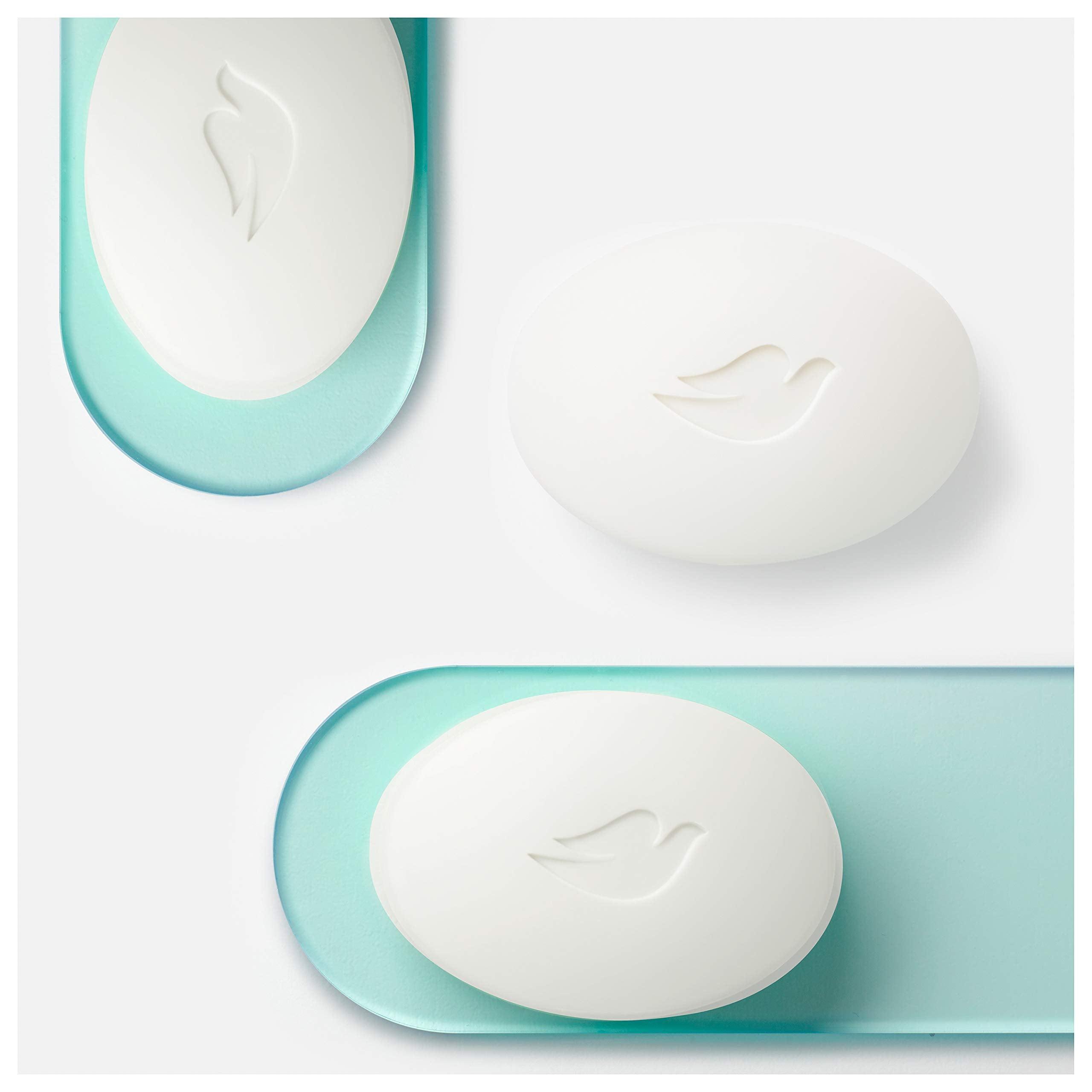 Dove Beauty Bar Soap Sensitive, 8 Bars for Sensitive Skin, Fragrance Free and Hypoallergenic 3.75 oz