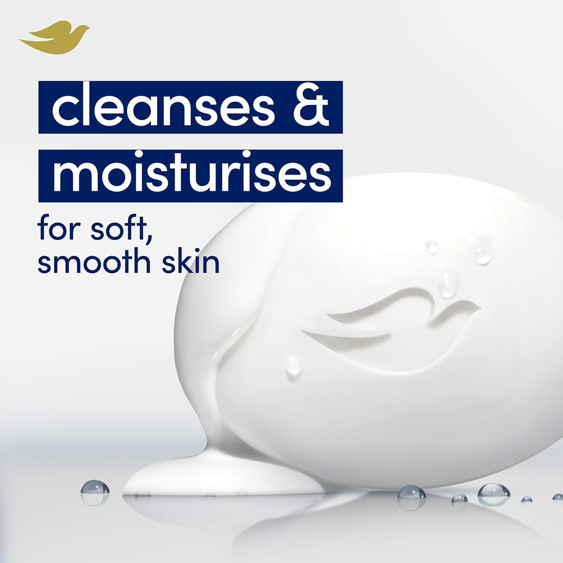 Dove Original Beauty Bar Soap with ¼ moisturising cream for softer, smoother, healthier-looking skin 2x 90 g Halalzen