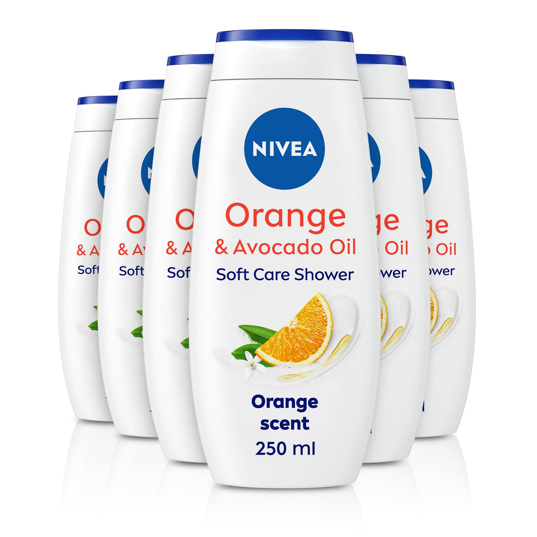 NIVEA Care Shower Creme Soft (250 ml) Enriched with Almond Oil, Moisturising Gel Body Wash, Skin Moisturiser with Mild Scent