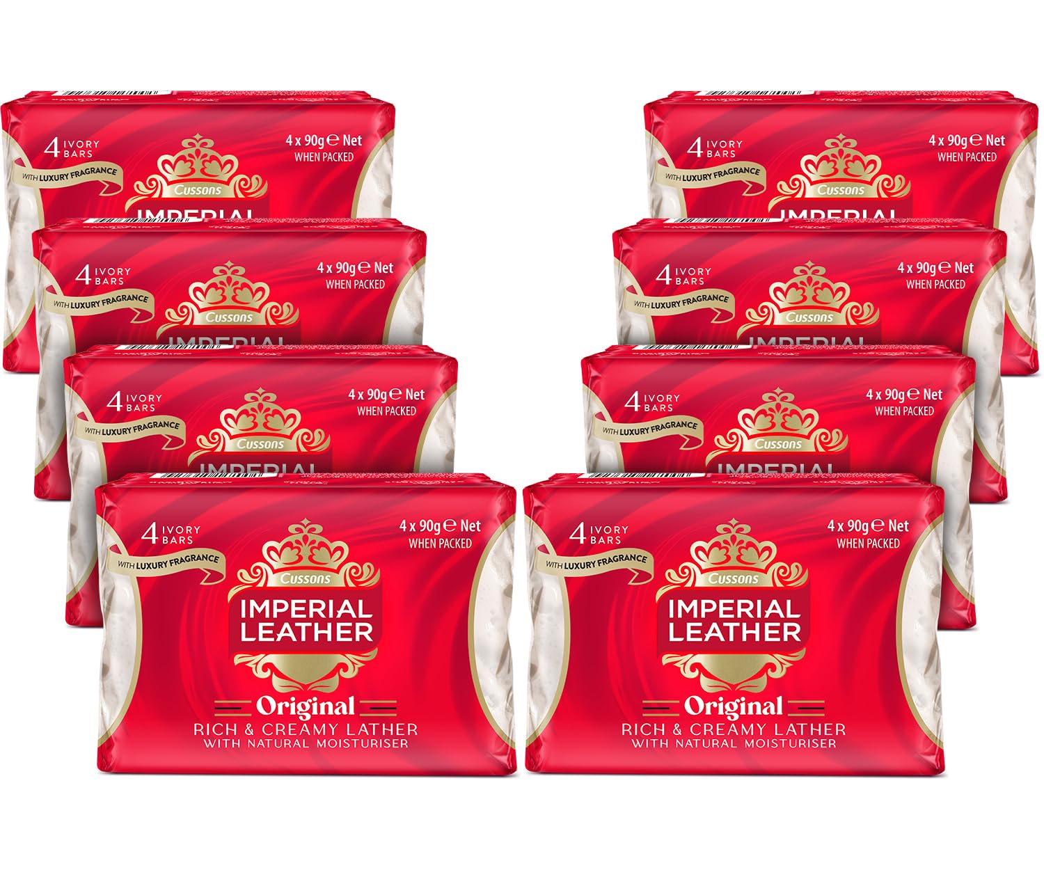 Imperial Leather Original Bar Soap 4 x 90g Halalzen