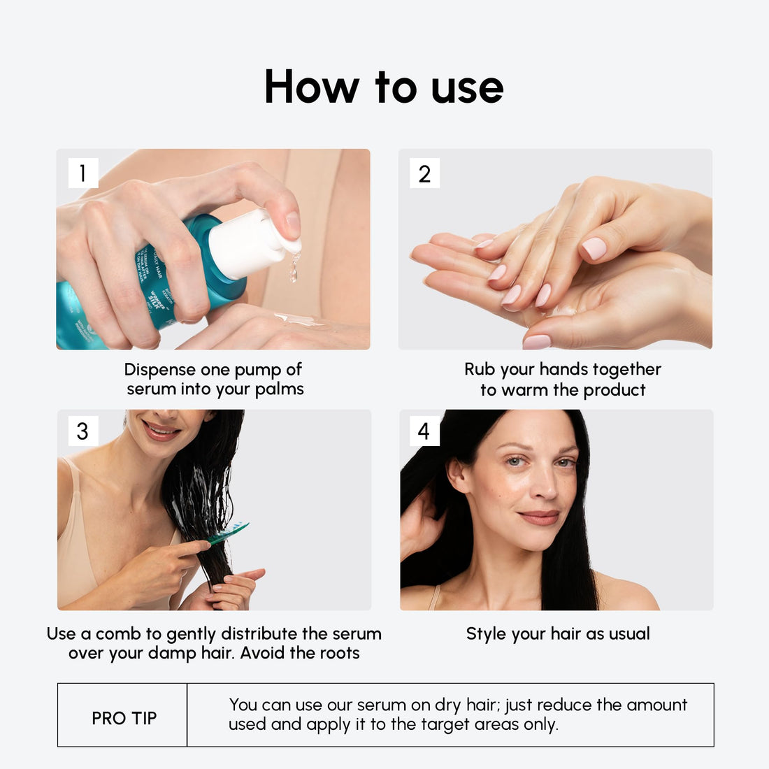 MAREE Hair Oil for Frizzy Hair with Argan Oil, Keratin & Biotin – Hair Serum for Dry and Curly Hair Gloss – Frizz Control Hair Care Products for Women – Aceite Para el Cabello – Keratin Hair Treatment Halalzen