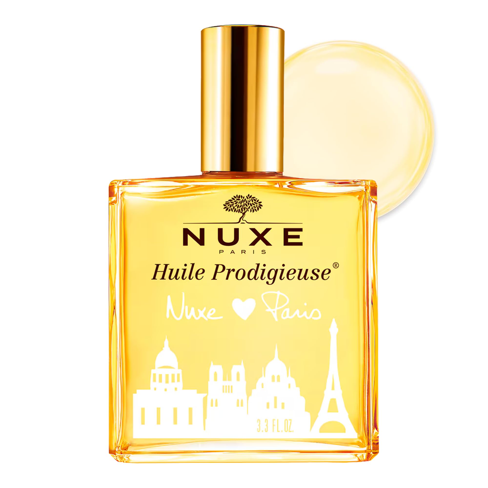 Nuxe Huile Prodigieuse Multi-Purpose Dry Oil for Face, Body and Hair, Iconic Dry Oil, Nourishes, Repairs & Enhances Skin & Hair, Multi-Purpose Vegan Formula
