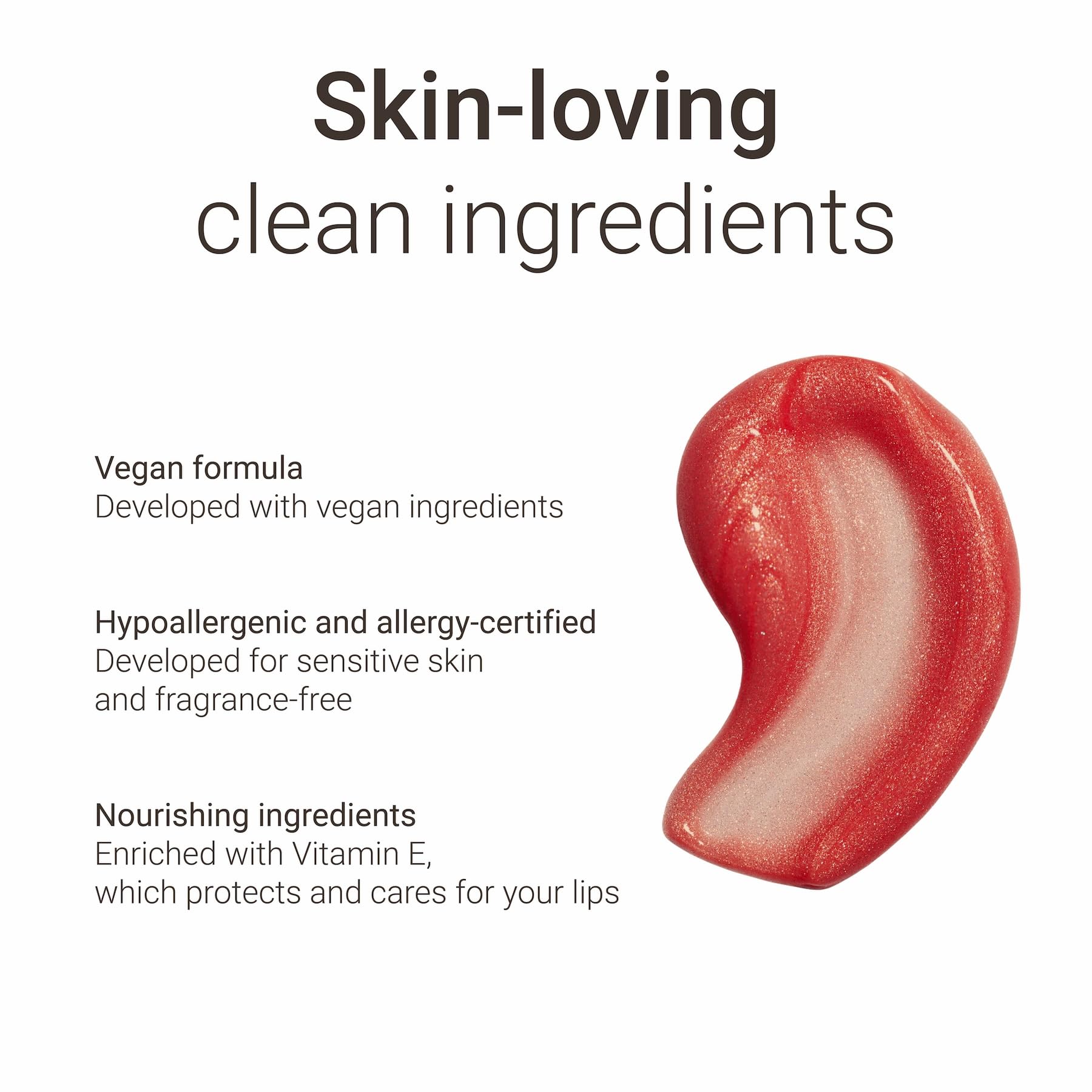 Sandstone Scandinavia Lipglace – Non-Sticky & Moisturizing Lip Gloss – Hypoallergenic, Vegan, Fragrance-Free & Allergy Certified (Pinky Promise) Halalzen