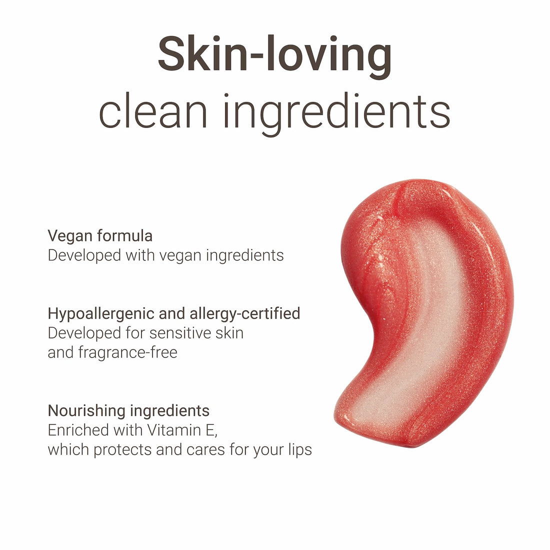 Sandstone Scandinavia Lipglace – Non-Sticky & Moisturizing Lip Gloss – Hypoallergenic, Vegan, Fragrance-Free & Allergy Certified (Pinky Promise) Halalzen