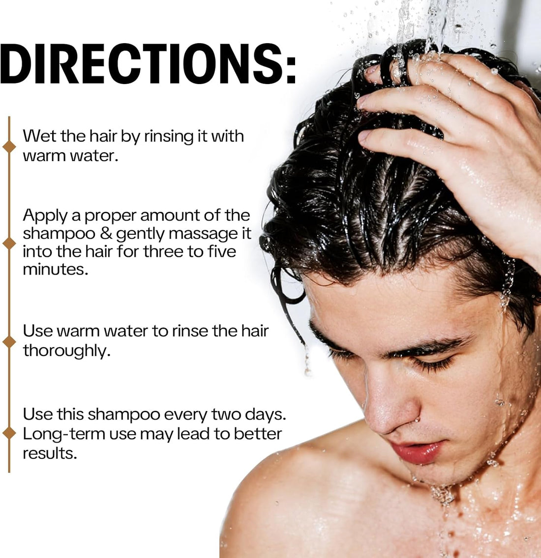 Anti Hair Loss Shampoo 480ml - Ginger Hair Growth & Castor Oil Strengthening Formula - Volumising Treatment with Rose Oil for Men & Women - Nourishes, Repairs & Thickens