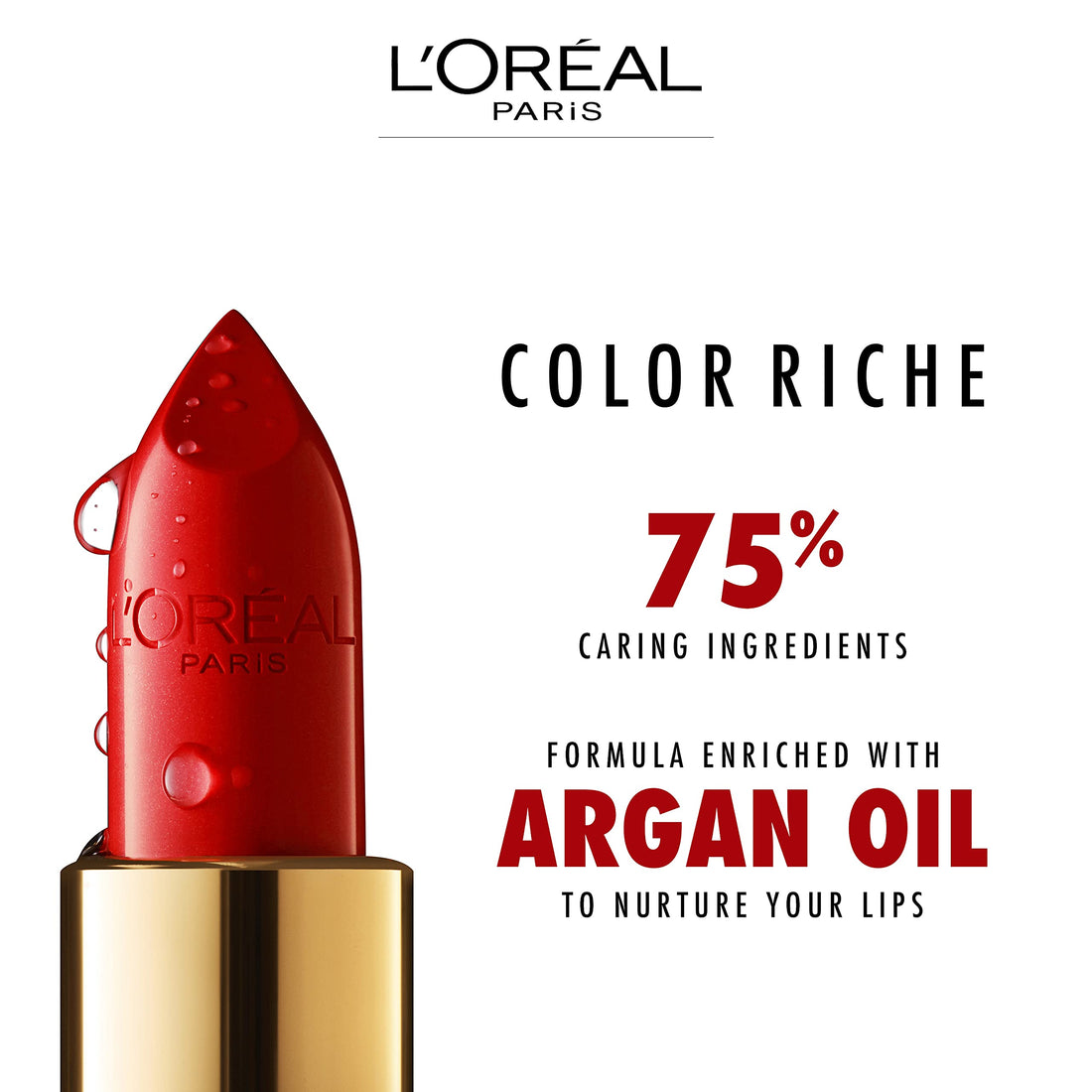 L'Oréal Paris Color Riche Satin Smooth Lipstick, Moisturising Pure Pigment Lip Colour, With Omega 3 & Vitamin E, 235 Nude Gold Halalzen