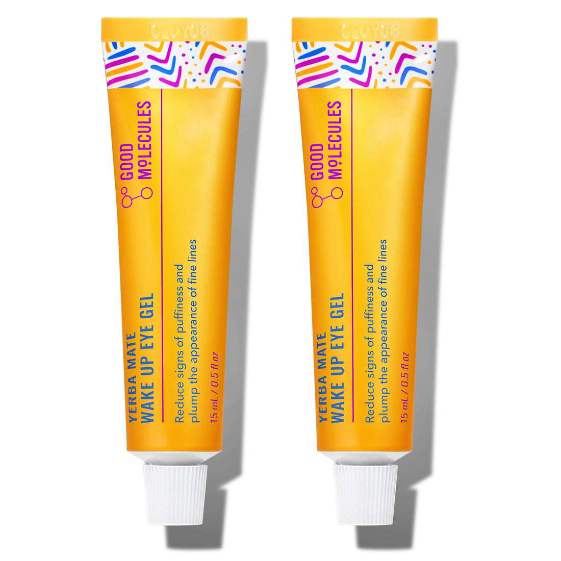 Good Molecules Yerba Mate Wake Up Eye Gel - Hydrating Under Eye Gel Cream with Hyaluronic Acid and Caffeine - Target Dark Circles and Puffiness - Skin Care for Face Halalzen