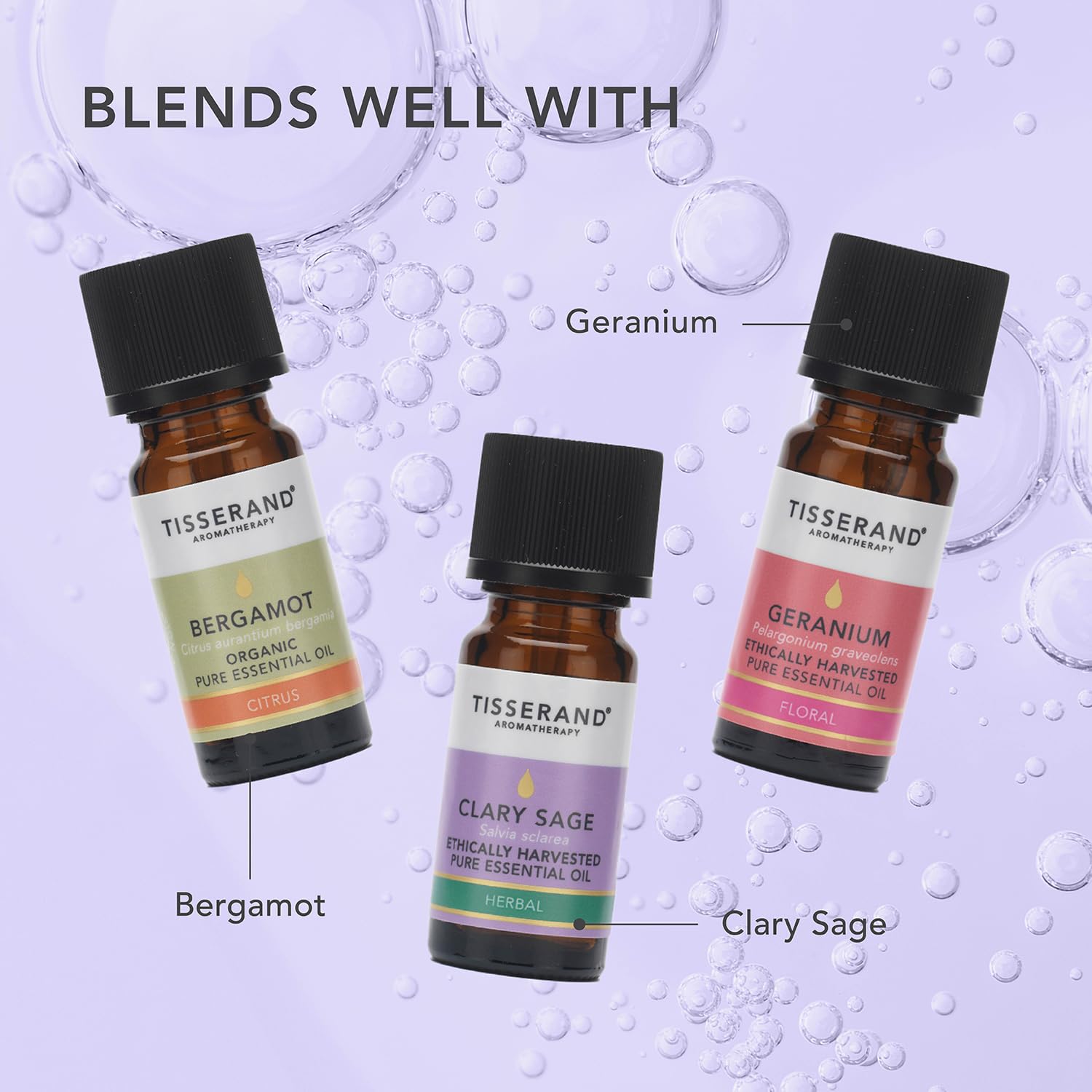 Tisserand Aromatherapy,Lavender - Organic Essential Oil,Massage Oil, Aromatherapy Oil, Skin Oil, Oil for Diffuser,100% Pure Essential Oil - 9ml