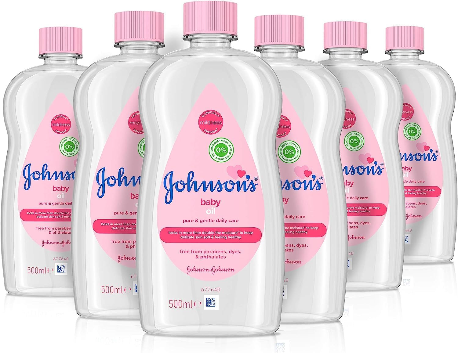 Higher Living Organic Johnson's Oil (six Pack), Baby, 500ml Halalzen