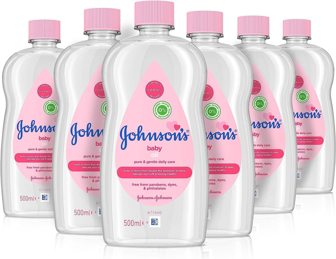 Higher Living Organic Johnson's Oil (six Pack), Baby, 500ml Halalzen