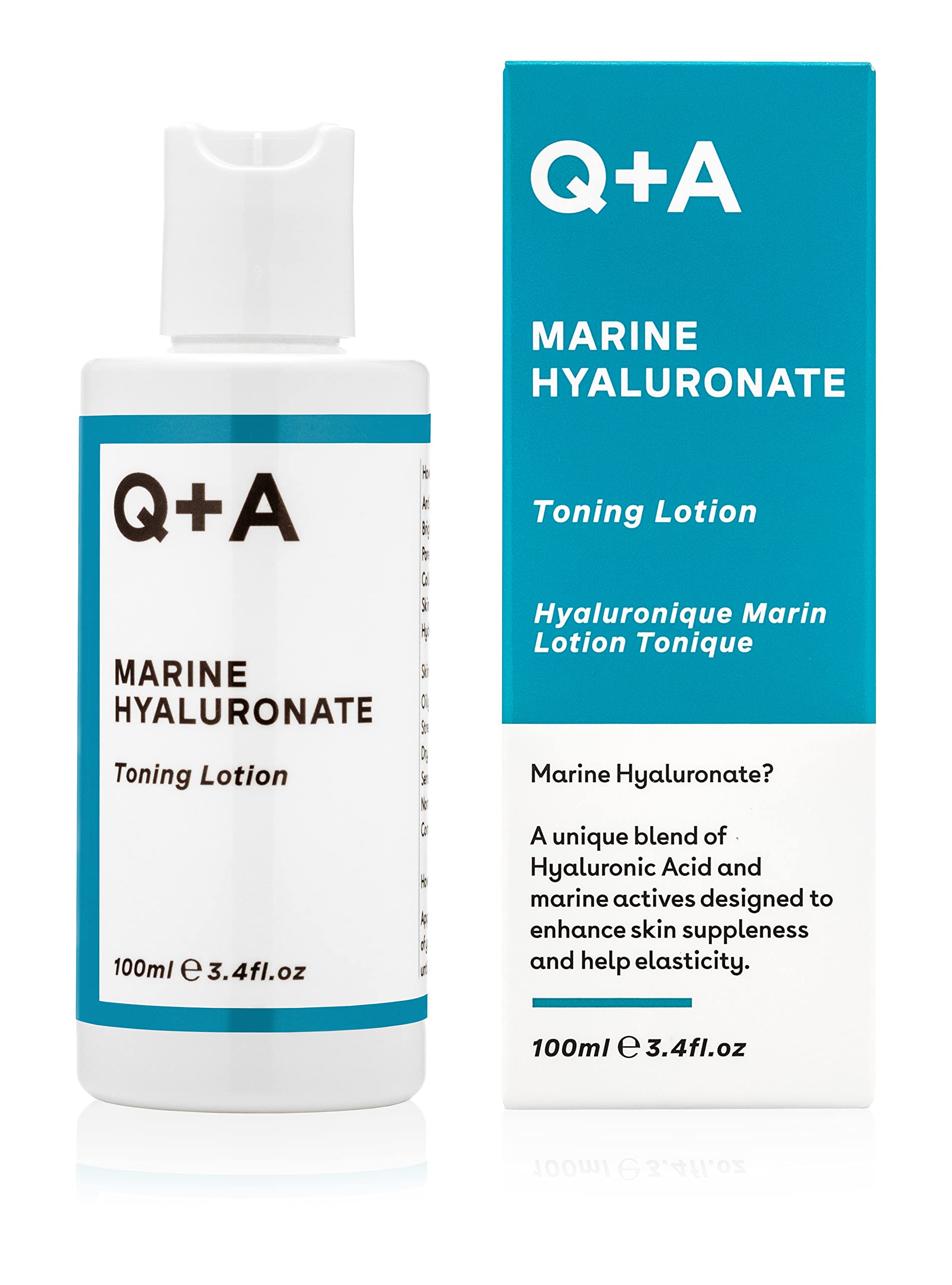 Q+A Niacinamide Daily Toner for Face (100ml), Pore Refining and Hydrating Face Toner with Hyaluronic Acid and Aloe Vera, Fragrance Free Skincare, Helps Calm Redness and Blemishes
