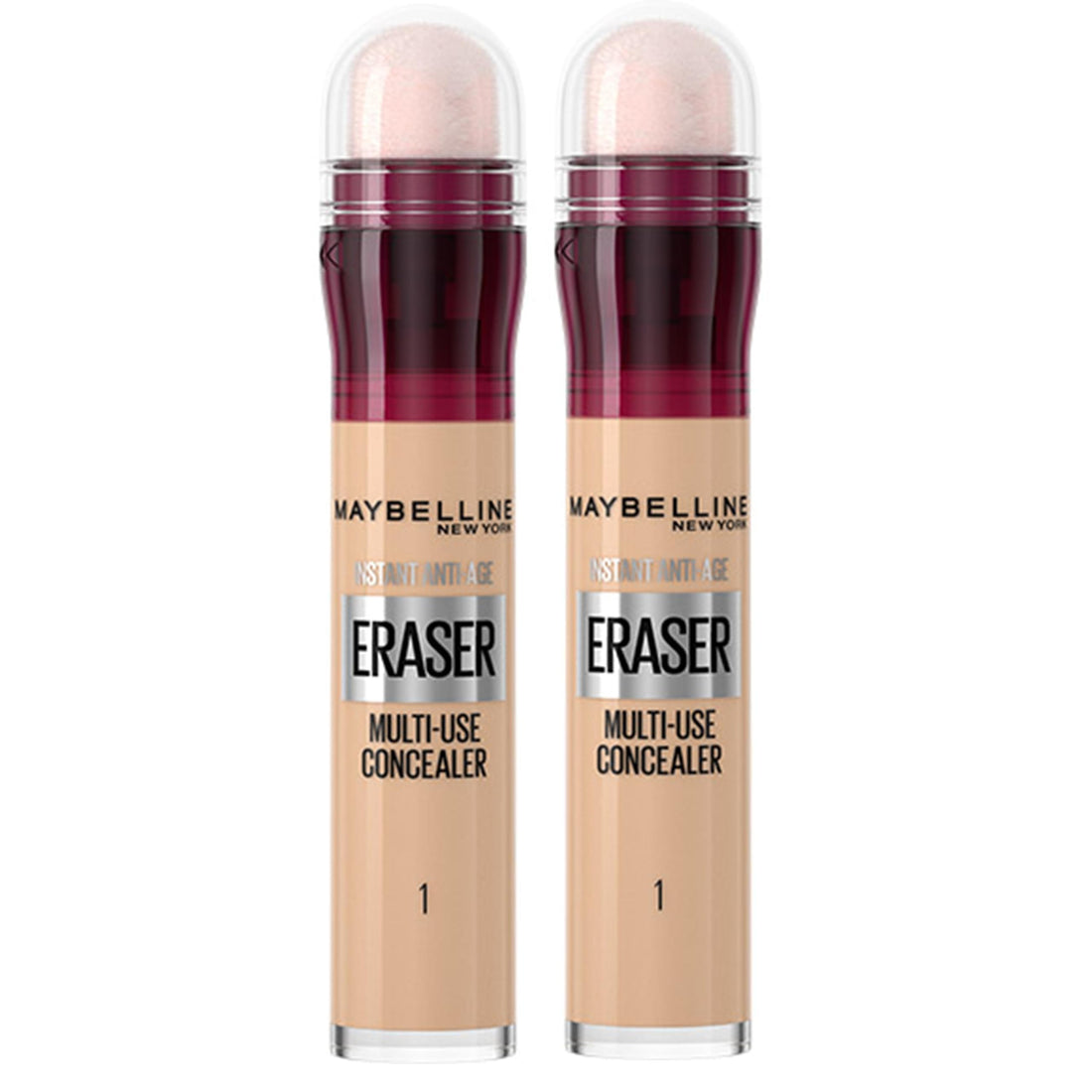Maybelline Instant Anti-Age Eraser Eye Concealer for Face, Dark Circles, Blemish & Fine Lines Concealer, Full Coverage, Dermatologist Tested, Suitable for Sensitive Skin, Shade: 00 Ivory Halalzen