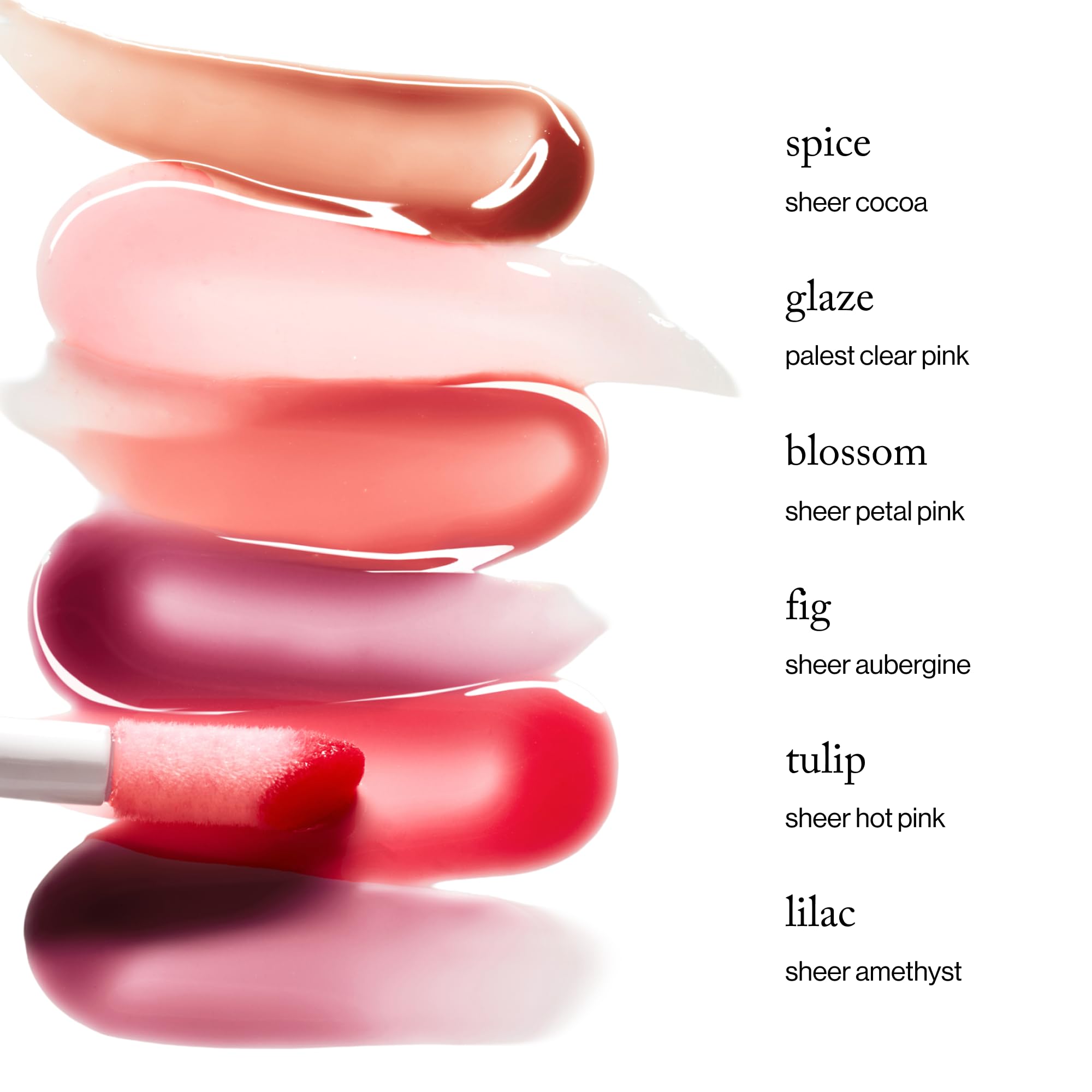 goop Beauty Hydra-Barrier Gel Gloss | Hydrating Lip Gloss to Moisturize & Plump Lips | Hyaluronic Acid & Vitamin E | Glaze - Palest Clear Pink | 0.13 oz
