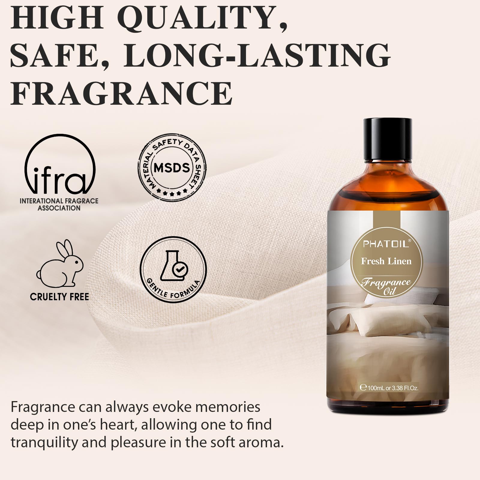 PHATOIL Coconut & Vanilla Fragrance Oils for Aromatherapy, Essential Oils for Diffusers for Home, Premium Quality Coconut & Vanilla Fragrance Essential Oil, Perfect for Diffuser, Relaxation - 100ml