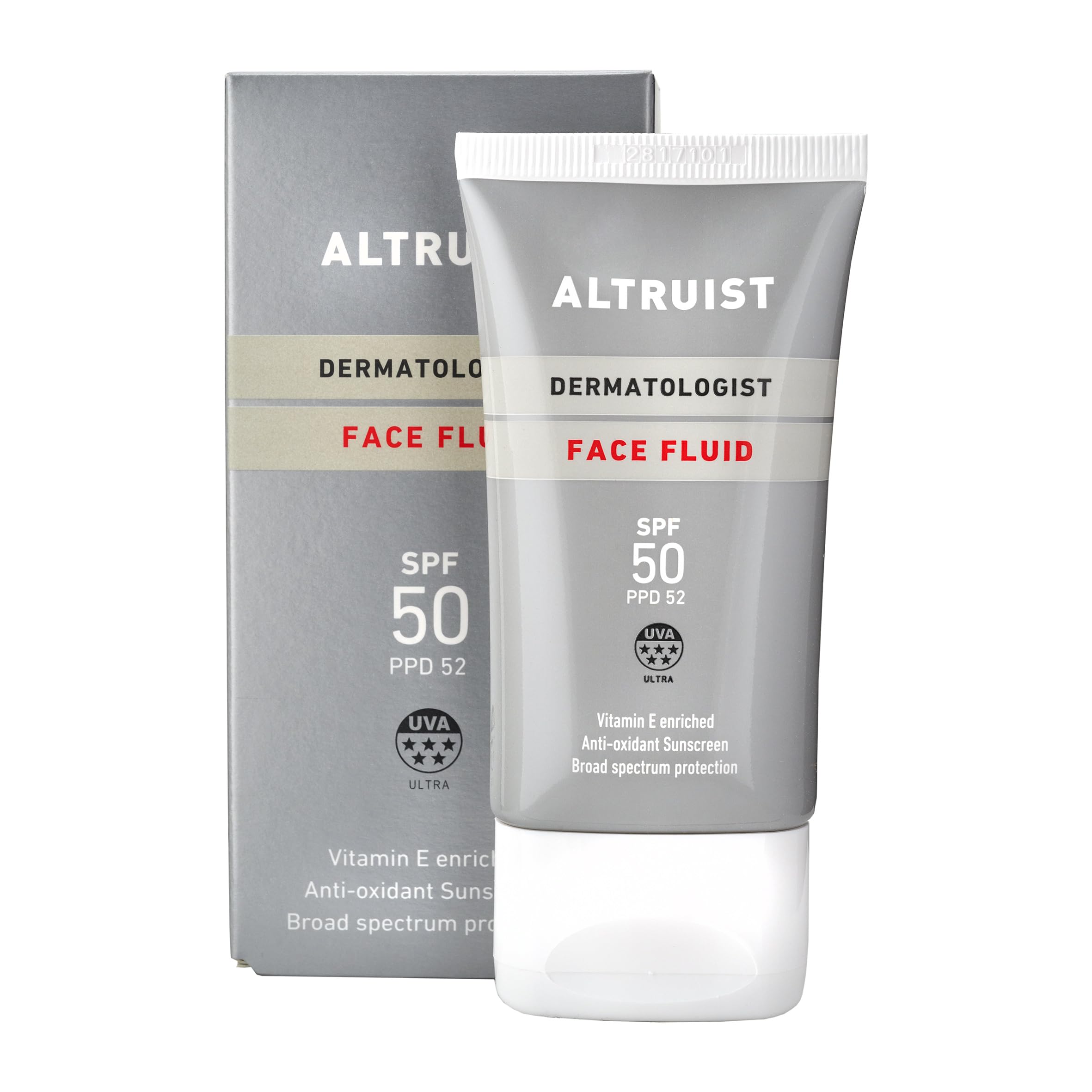ALTRUIST. Dermatologist Sunscreen SPF 50 – Superior 5-star UVA protection by Dr Andrew Birnie, suitable for sensitive skin - 2 Count ( Pack of 1)