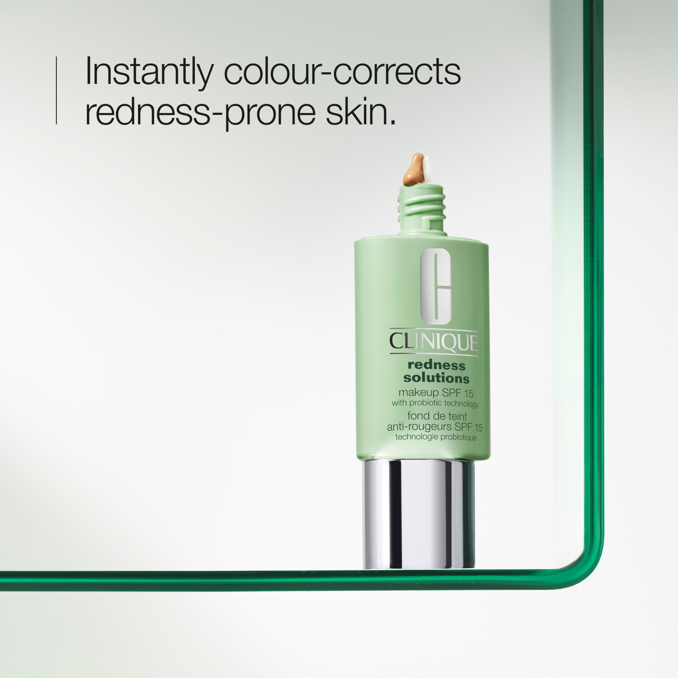 Clinique Redness Solutions Liquid Foundation Face Makeup Broad Spectrum SPF 15 With Probiotic Technology Halalzen
