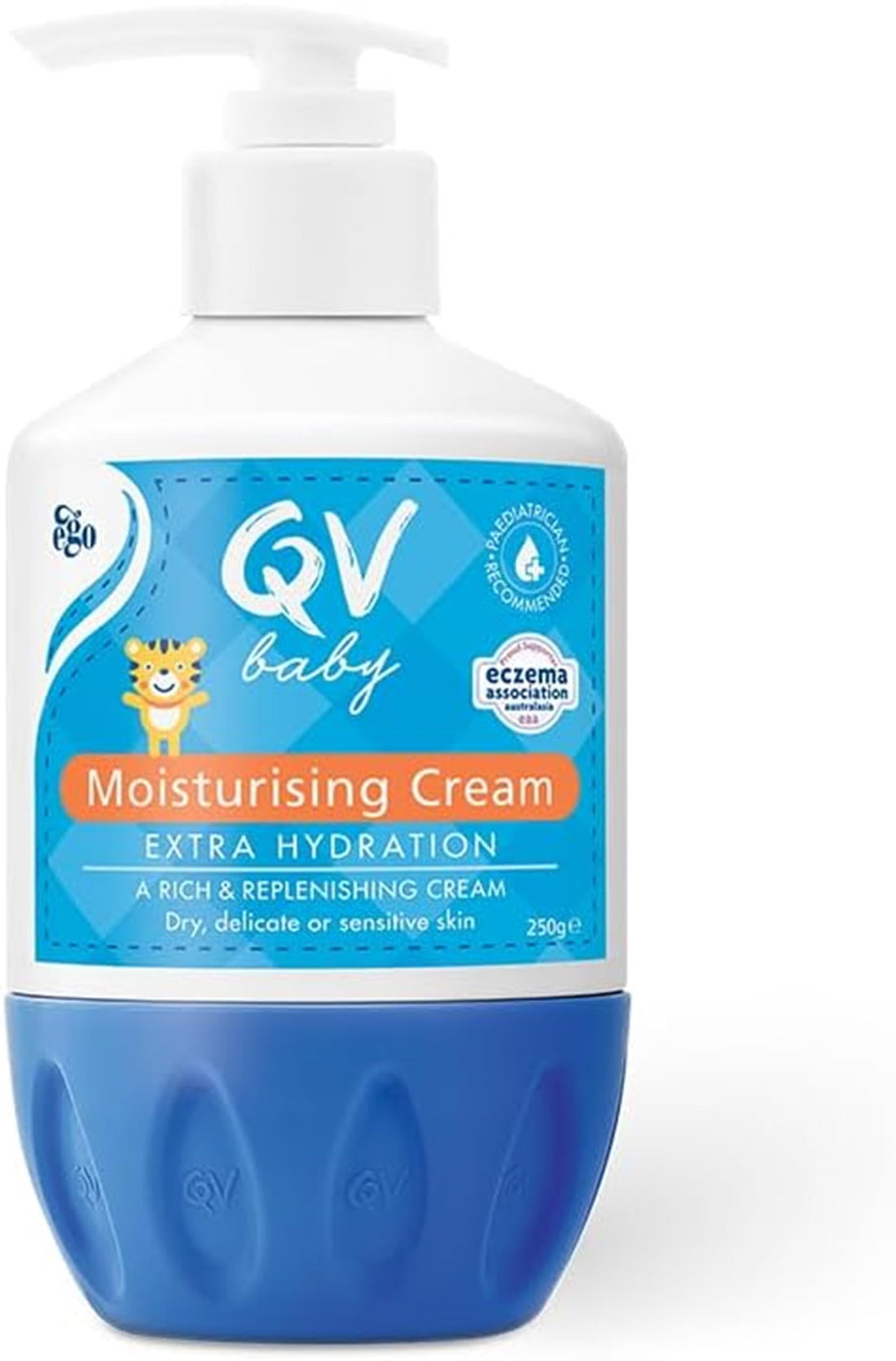 QV Baby Moisturising Cream, 250g - Rich Moisturising Cream With Glycerin and Vitamin B3 For Babies and Newborn, Non-Greasy For Sensitive Skin, with 24-Hour Protection, Baby Moisturiser, pH-balanced Halalzen