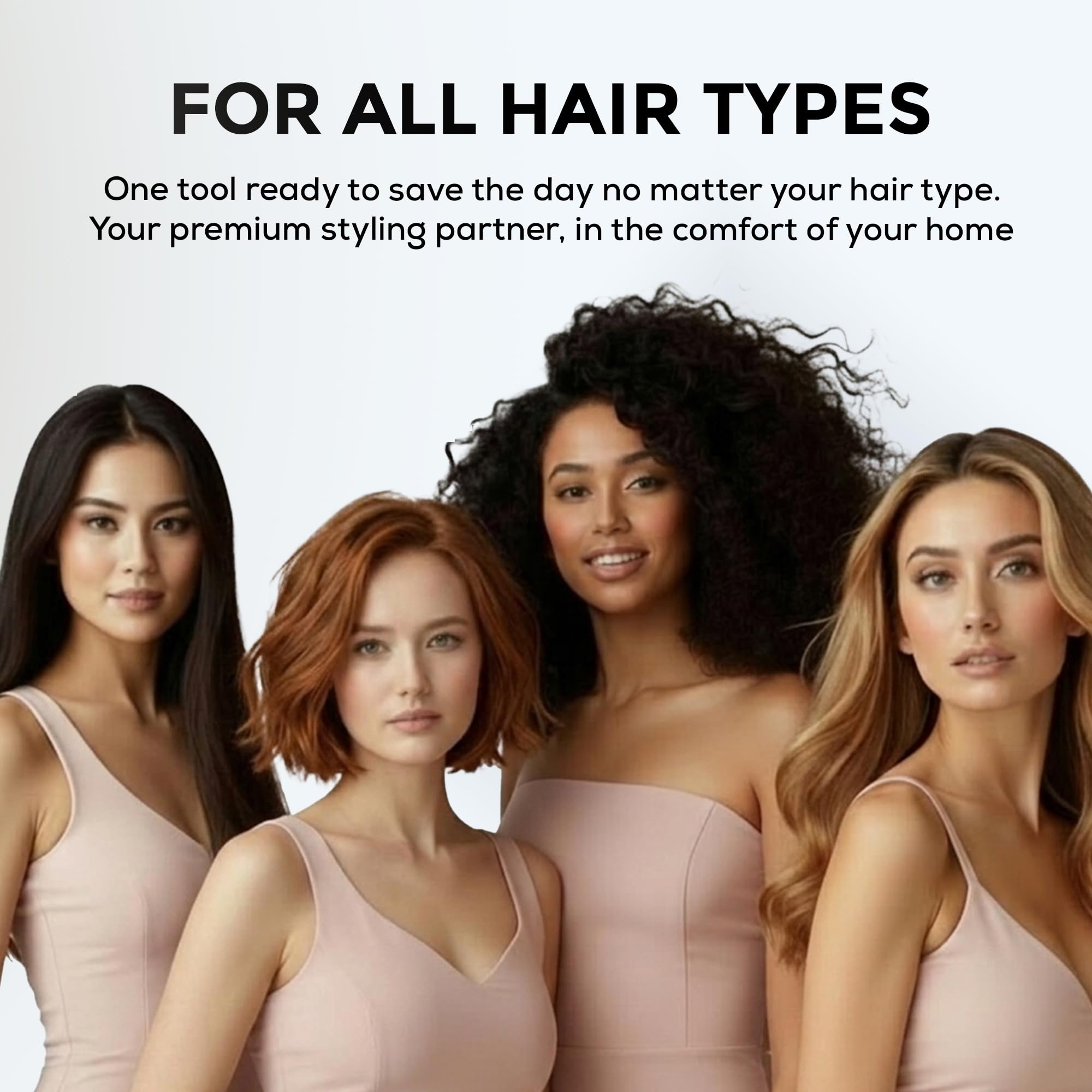Clara Anti-Frizz Ionic Slim Hot Brush 32mm Thermal Heated Round Hair Styling Brush with 5.5mm Bristles, Triple Heat Settings, 3-in-1 Blowout, Wave & Smooth Finish Styling Tool – Black Halalzen