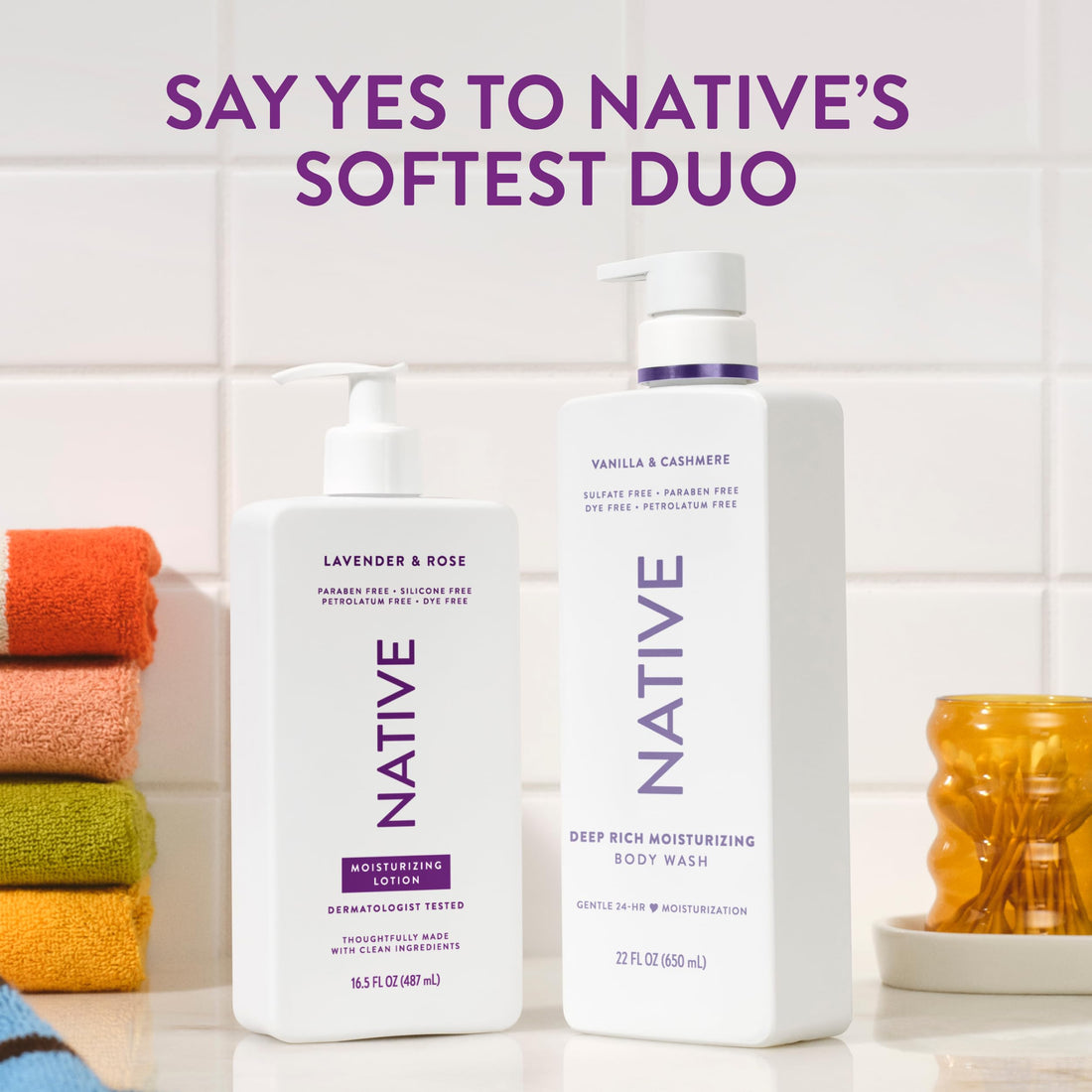 Native Body Lotion, Coconut & Vanilla, 48-Hour Hydration for Dry & Sensitive Skin, Made with Plant-Based Moisturizers like Shea Butter, Silicone & Paraben Free, 16.5 fl oz Halalzen