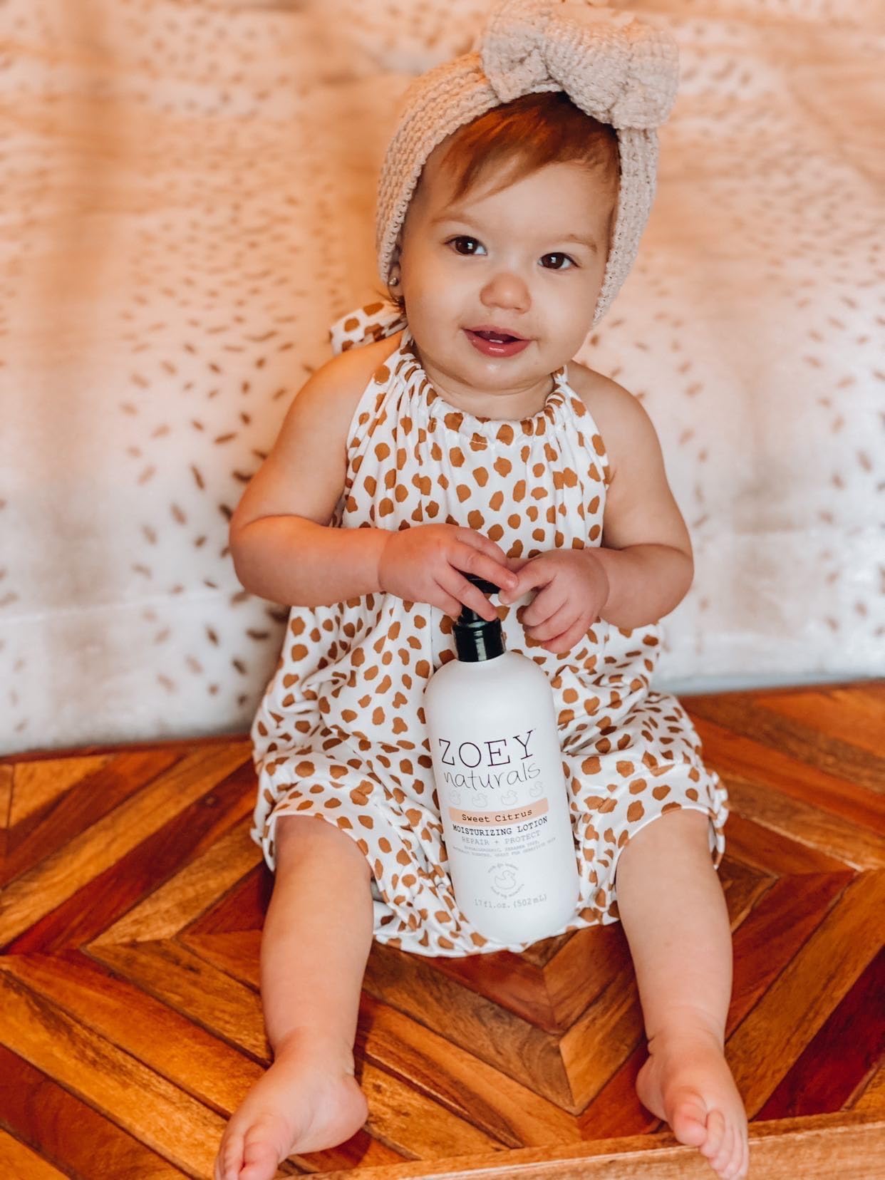 Zoey Naturals Sweet Citrus Baby Lotion - Enriched with Shea, Apricot Oil, Aloe & Avocado - Soothes & Moisturizes with Orange & Pomegranate - Gentle for Eczema Skin, Made in USA Halalzen