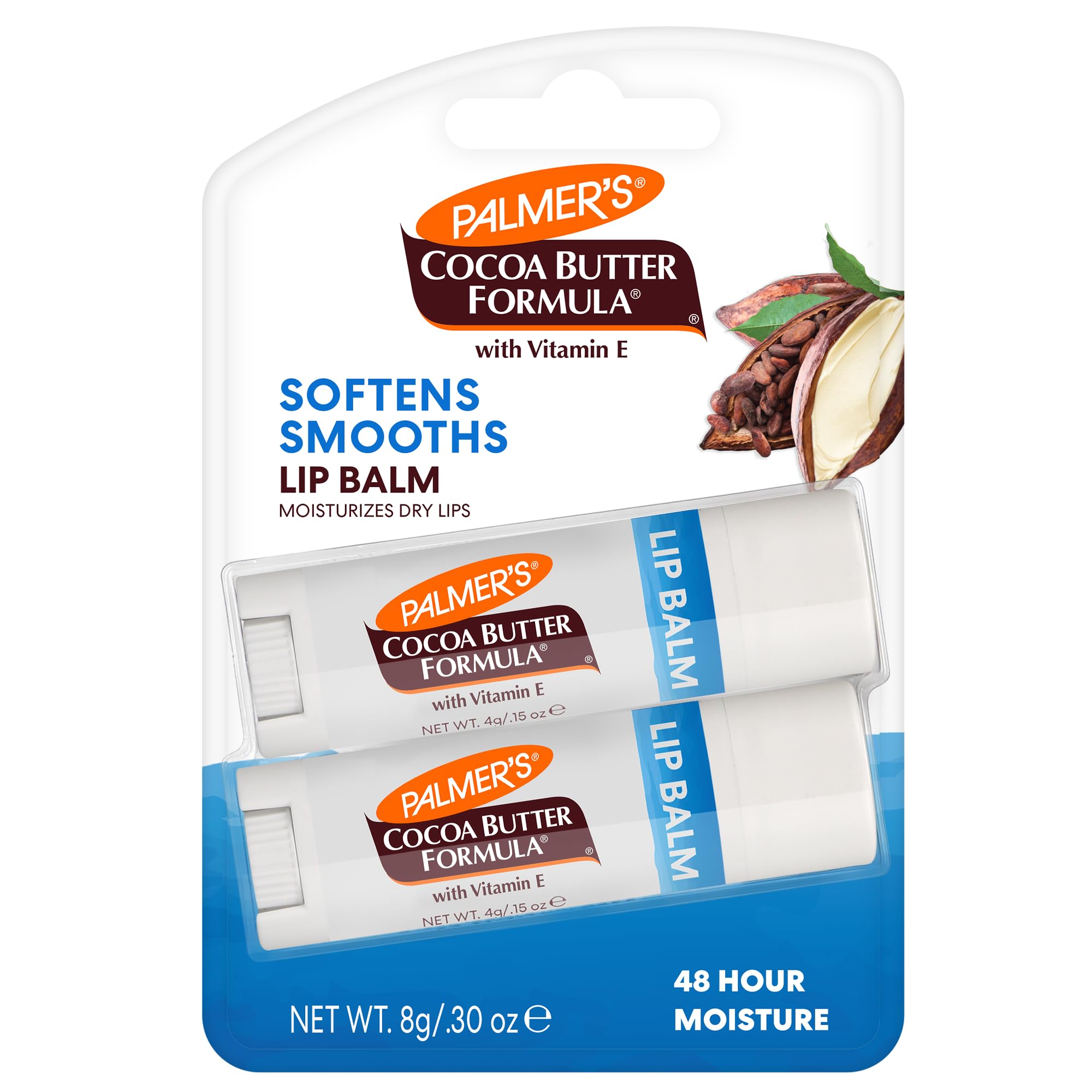Palmers Cocoa Butter Formula Lip Balm Spf15, 4G (Pack Of 2) Halalzen