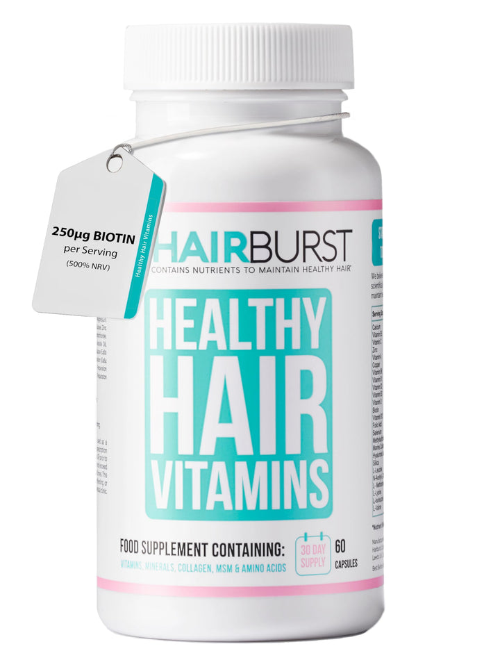 HAIR BURST Biotin Hair Growth Vitamins with Added Selenium & Zinc - Multi-Vitamin Benefits, Enhanced with 23 Vitamins & Minerals to Support Overall Health - 30 Day Supply Halalzen