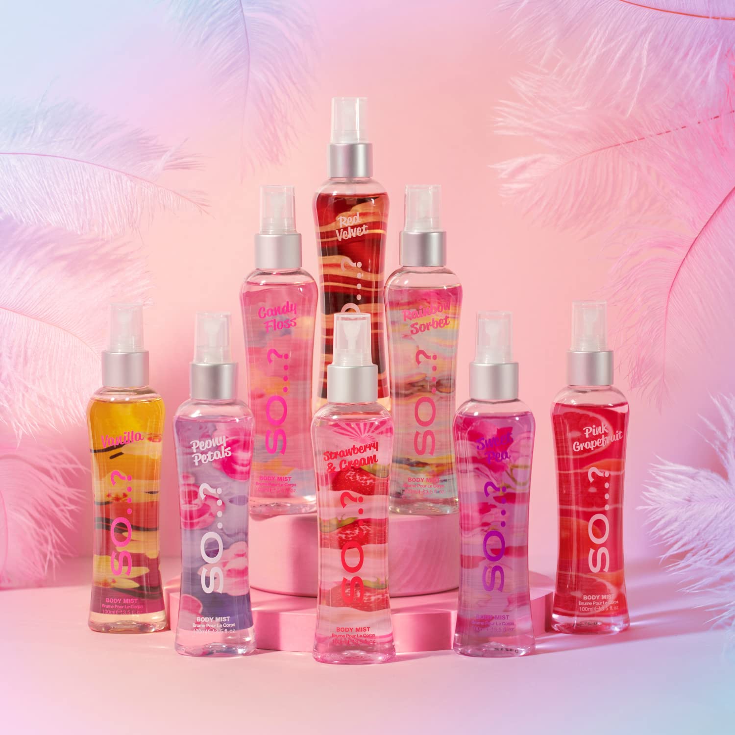 Body Mist By So…? Womens Vanilla Body Mist Fragrance Spray, Travel Size, 100 ml, 1 piece Halalzen