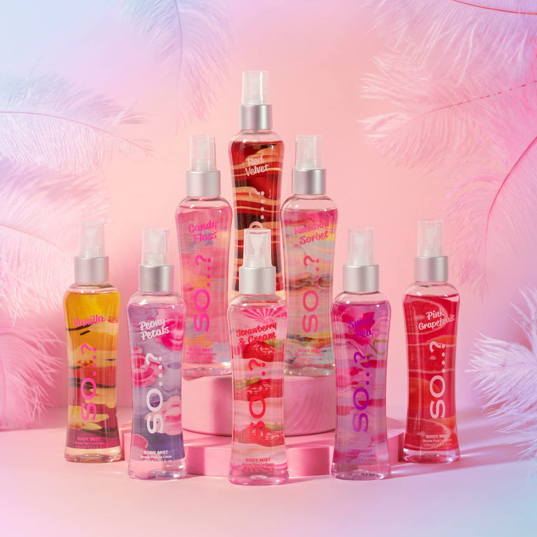 Body Mist By So…? Womens Vanilla Body Mist Fragrance Spray, Travel Size, 100 ml, 1 piece Halalzen