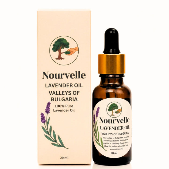 French Lavender Essential Oil 100% Pure & Natural – Lavandula Angustifolia – Aromatherapy Oil for Relaxation, Sleep, Stress & Anxiety Relief, Massage & Skin Care – 20ml