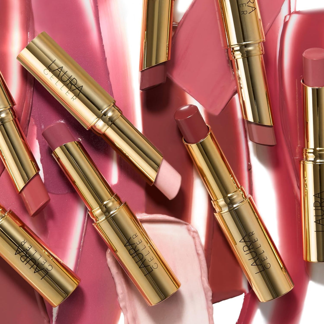 LAURA GELLER NEW YORK Jelly Balm Moisturizing Tinted Lip Balm - A Latte Love - Hydrating Vitamin E - Semi-Shine Finish