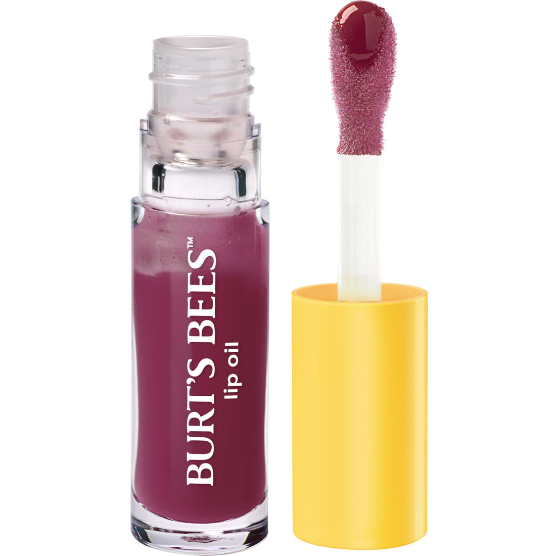 Burt's Bees Lip Oil Clear Day, Instant Hydration, Nourishes and Softens Lips, Tint Free, High Shine Finish, Responsibly Sourced Jojoba Oil, Non Sticky, Wand Applicator, 0.15 Ounce Halalzen