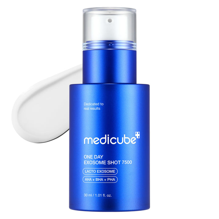 medicube Exosome Shot Zero 2,000 PPM Spicule Facial Serum | Liquid Skin Booster Serum | Exosome, AHA+BHA+PHA | Pore Care, Dead Skin Cells, Skin Texture | Korean Skincare, 1.01 fl.oz Halalzen