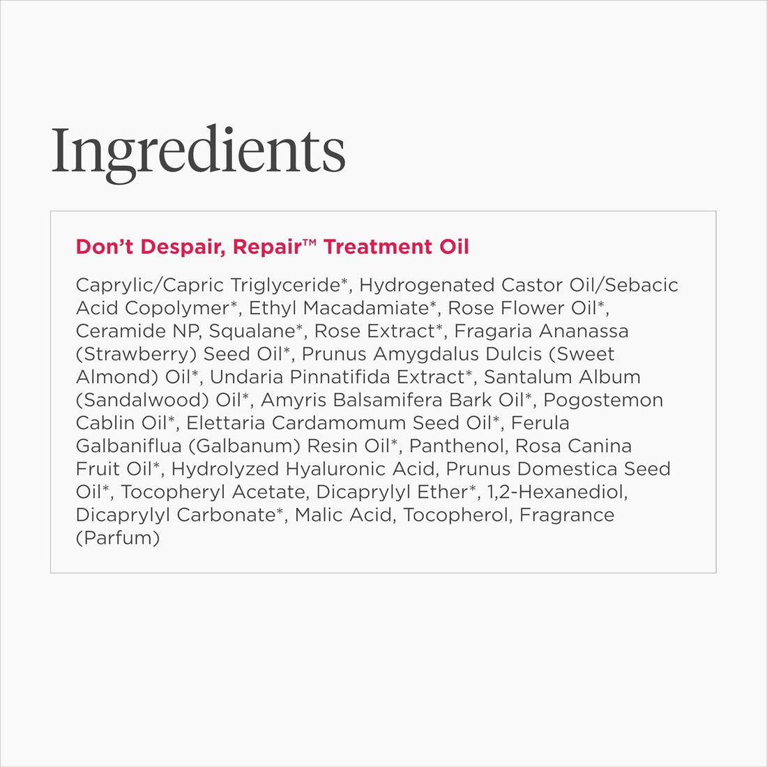 Briogeo Don’t Despair Repair! Strengthening Treatment Oil, Hair Oil Treatment for Dry, Damaged Hair, No Harsh Sulfates, Silicones or Parabens - 30 ml