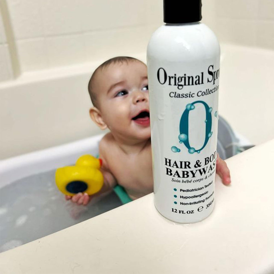 Original Sprout Baby Shampoo and Body Wash, Hypoallergenic Gentle Baby Wash for Newborns, Infants & Kids, Organic Calendula & Rosemary for Sensitive Skin & Hair, 12 oz. Bottle Halalzen