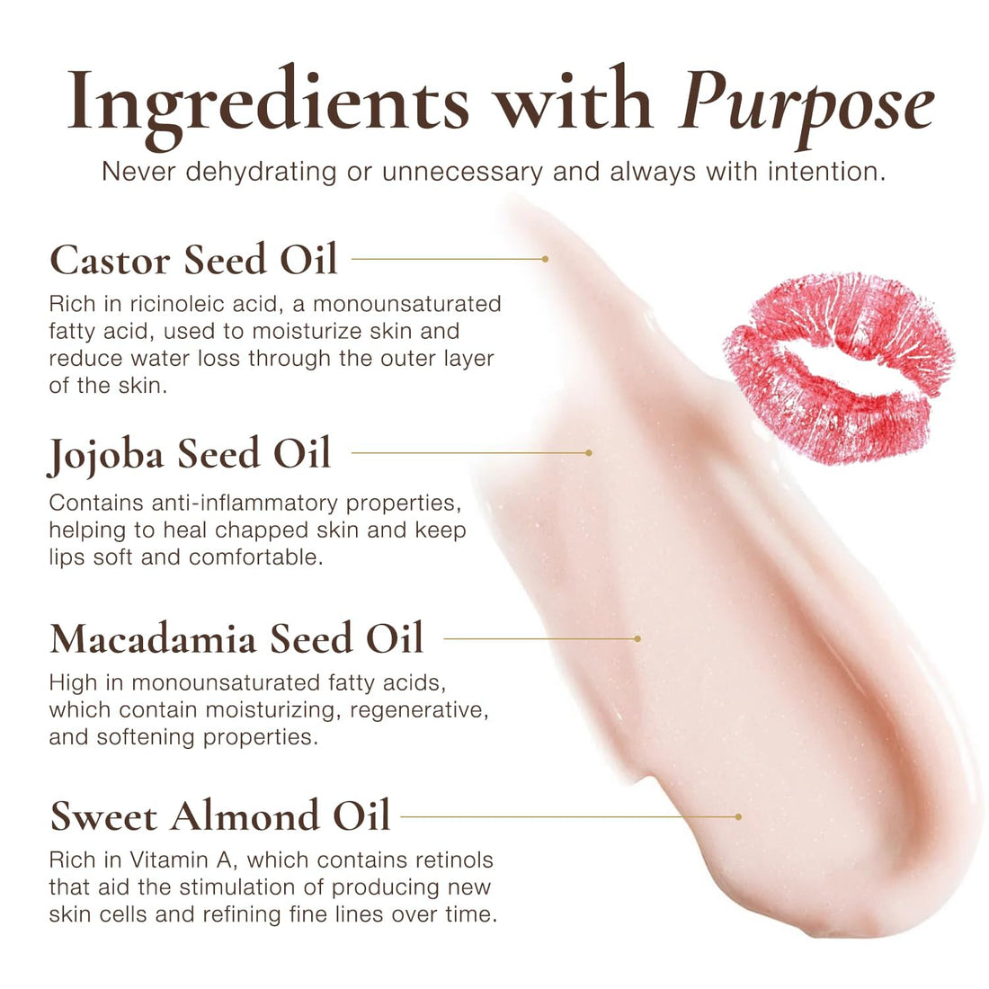 Sara Happ The Lip Slip Luxe Balm Lip Treatment - Deeply Nourish, Moisturize with Vitamins A and E, Regenerate Lips with Jojoba Seed, Macadamia & Sweet Almond Oil (0.35 Oz) Halalzen