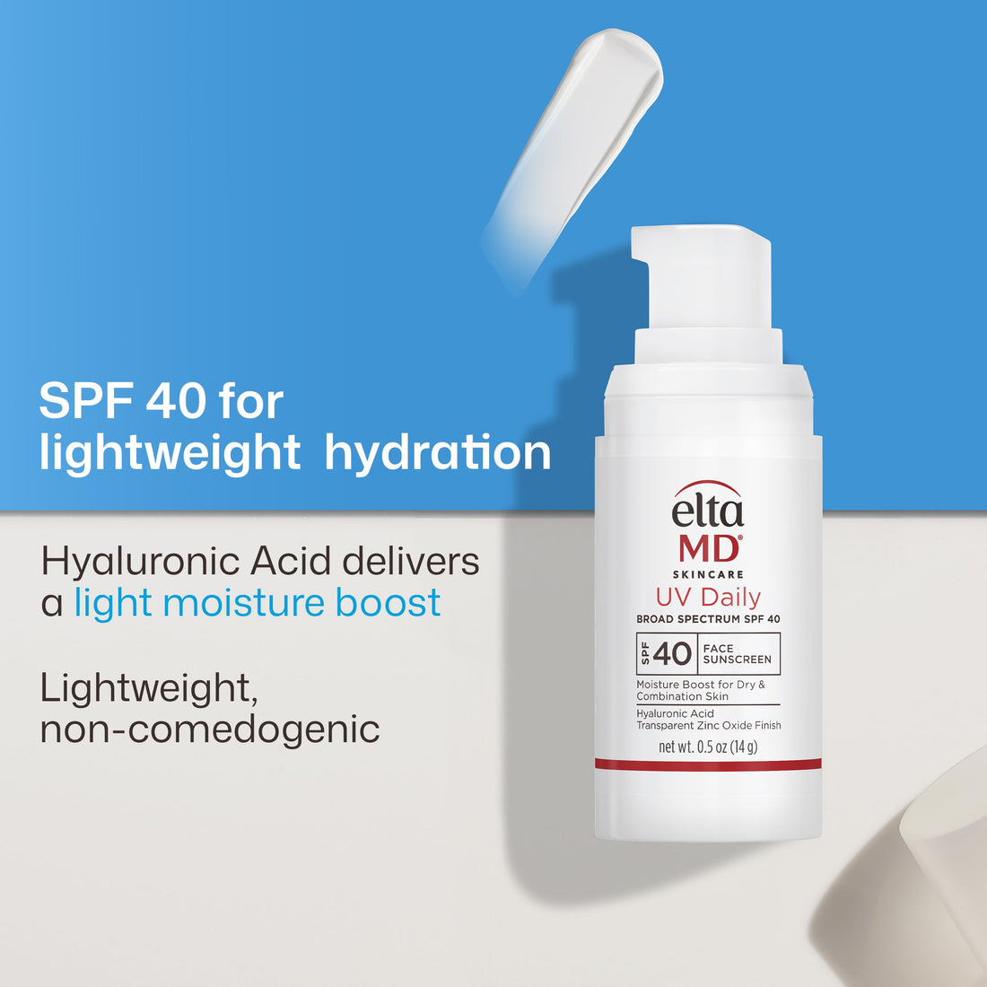 EltaMD UV Daily SPF 40 Face Sunscreen Moisturizer with Zinc Oxide, Daily Face Moisturizer with SPF, Sunscreen for Dry Skin Halalzen