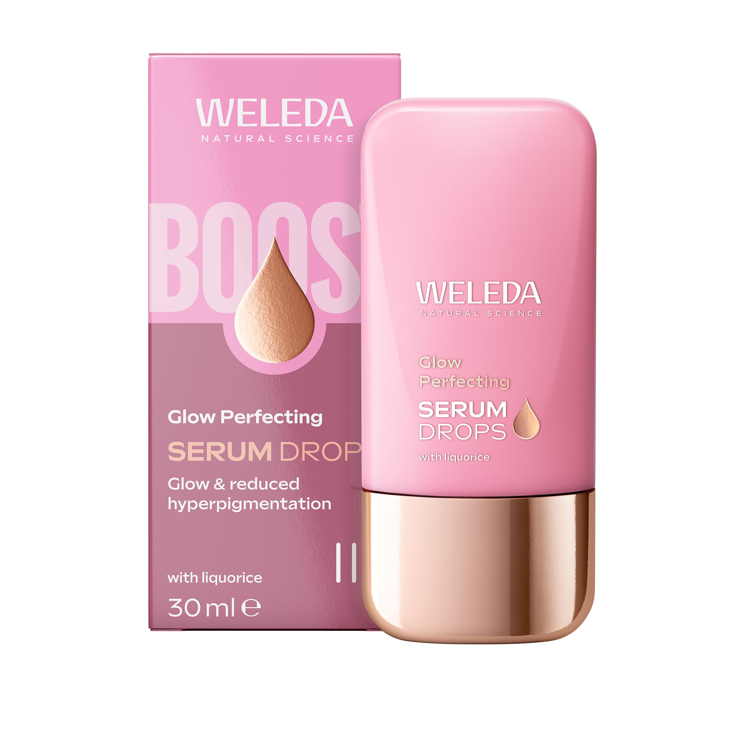 Weleda Skin Food Glow Face Serum Drops, Facial Serum with Liquorice, Reduces Pigmentation, Glow Booster, 100% Certified Natural, Organic, Vegan, 30ml