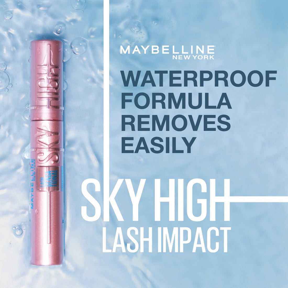 Maybelline New York Lash Sensational Sky High Mascara, Volumising & Lengthening Mascara, Washable Flake-Free Formula Infused with Bamboo Extract & Fibres, 7 ml, Shade: Brown Halalzen