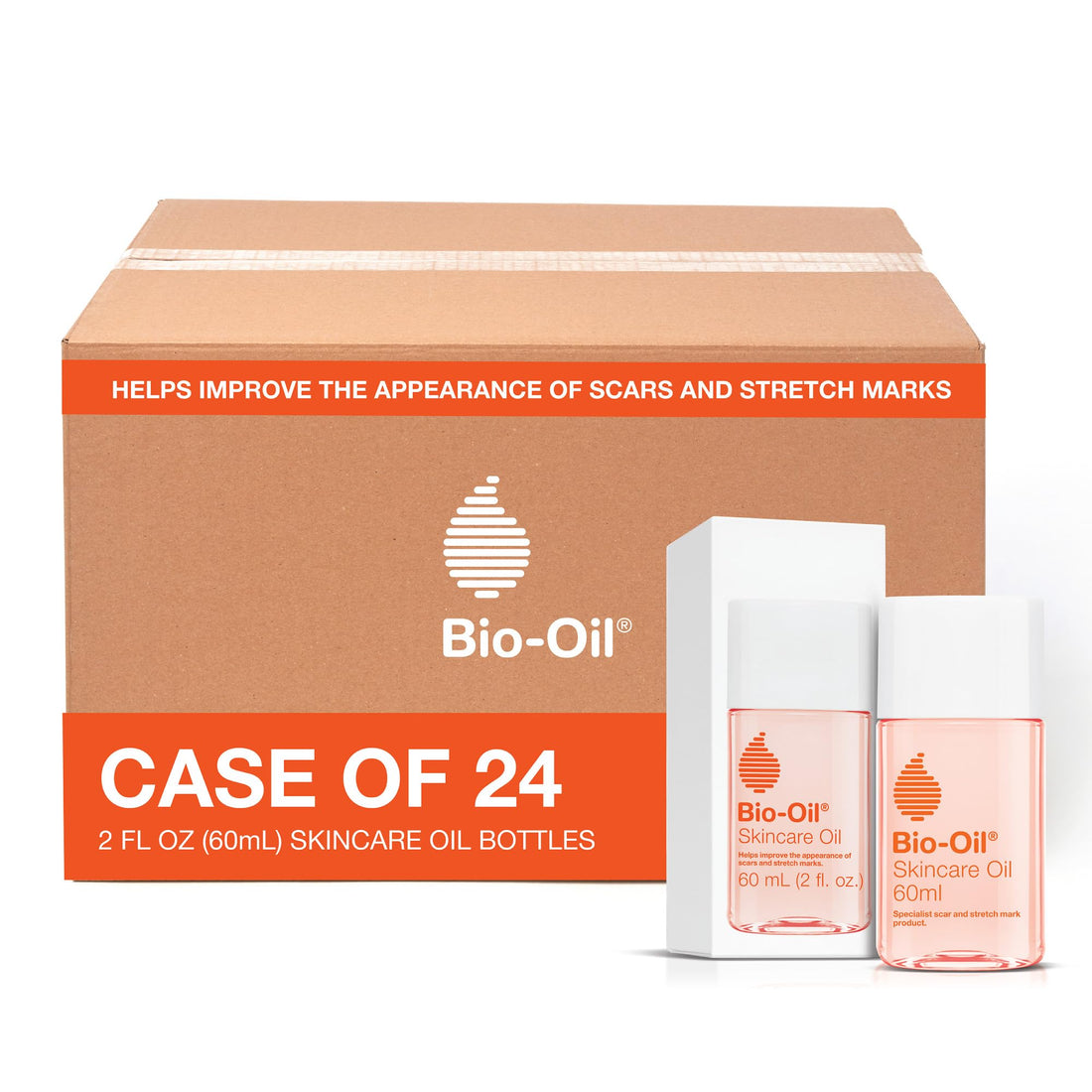 Bio-Oil Skincare Body Oil Serum, Face and Body Moisturizer with Vitamin E & A, for Scars, Stretch Marks, Sensitive Skin, All Skin Types, Dermatologist Recommended, Non-Comedogenic, 2 Oz Halalzen