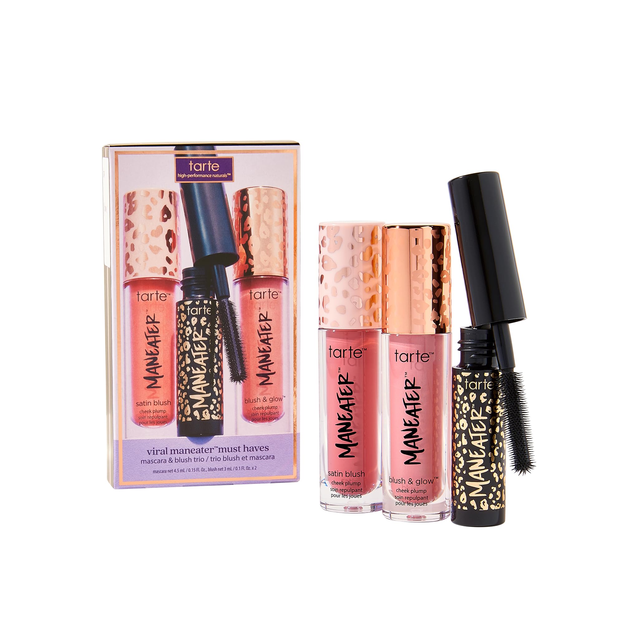 tarte maneater mascara – Extreme Curl, Instant Volume & Length, 16HR Ultra-Creamy Longwear Eye Makeup