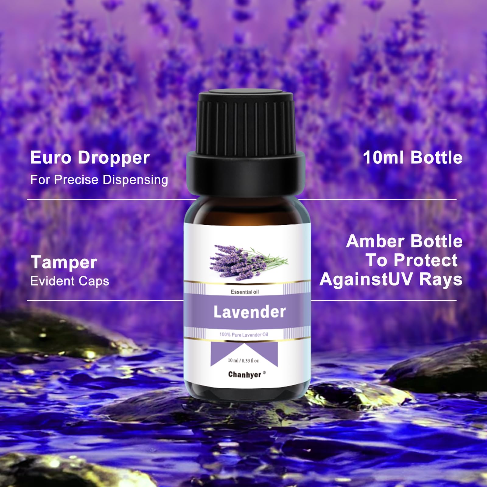 Hotel Collection Essential Oils for Diffusers for Home - 6 x 10 ml Luxury Scented Oil Set with Luxury Night,Jasmine Peppermint,White Tea,Citrus Happiness,My Way,Hotel Lobby,Gift for Women and Men