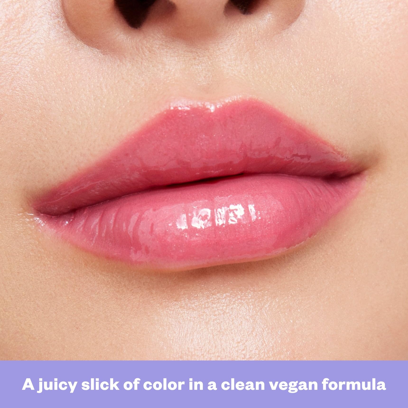 Kosas Wet Lip Oil Gloss - Hydrating Lip Plumping Treatment with Hyaluronic Acid & Peptides, Non-Sticky Finish (Malibu) Halalzen