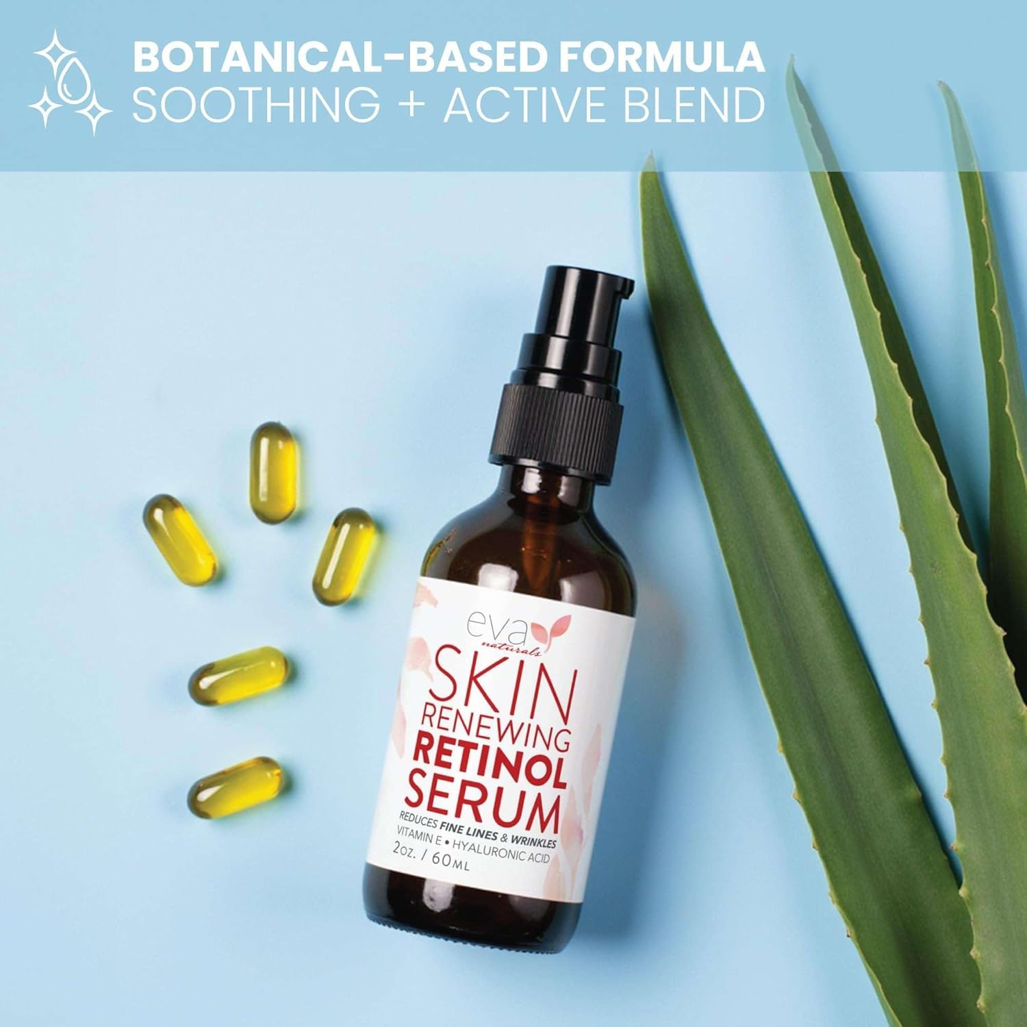 Eva Naturals Vitamin C+ Serum for Face – Anti-Aging Facial Serum with Niacinamide, Retinol, Hyaluronic Acid, Salicylic Acid & Rosehip Oil for Dark Spots, Uneven Skin Tone & Radiant Glow (30 mL)